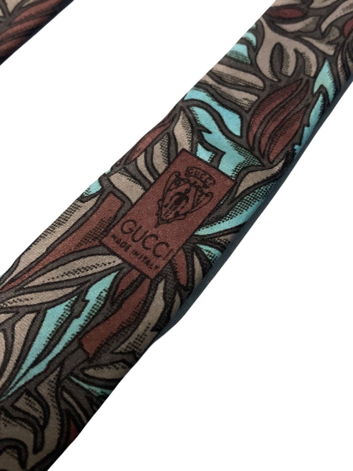 Gucci Vintage Gucci Necktie Size ONE SIZE - 3 Thumbnail