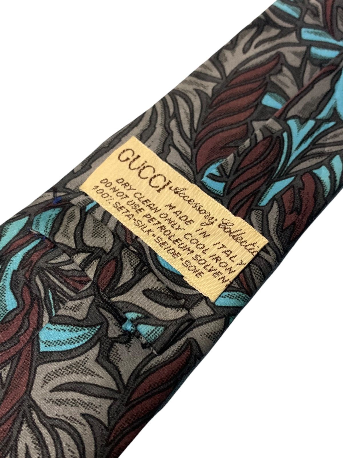 Gucci Vintage Gucci Necktie Size ONE SIZE - 5 Thumbnail