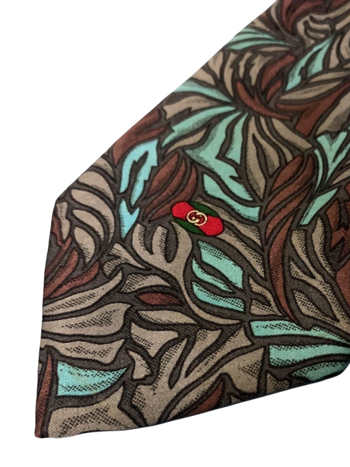 Gucci Vintage Gucci Necktie Size ONE SIZE - 4 Thumbnail