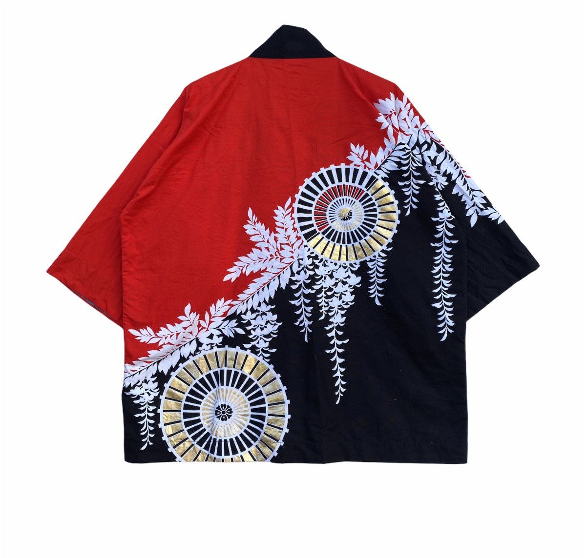 Vtg Haori Noragi Japanese Ancient Natives Pullover Kimono