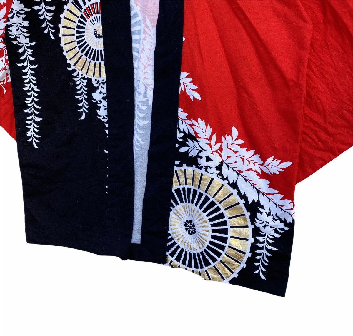 Vtg Haori Noragi Japanese Ancient Natives Pullover Kimono