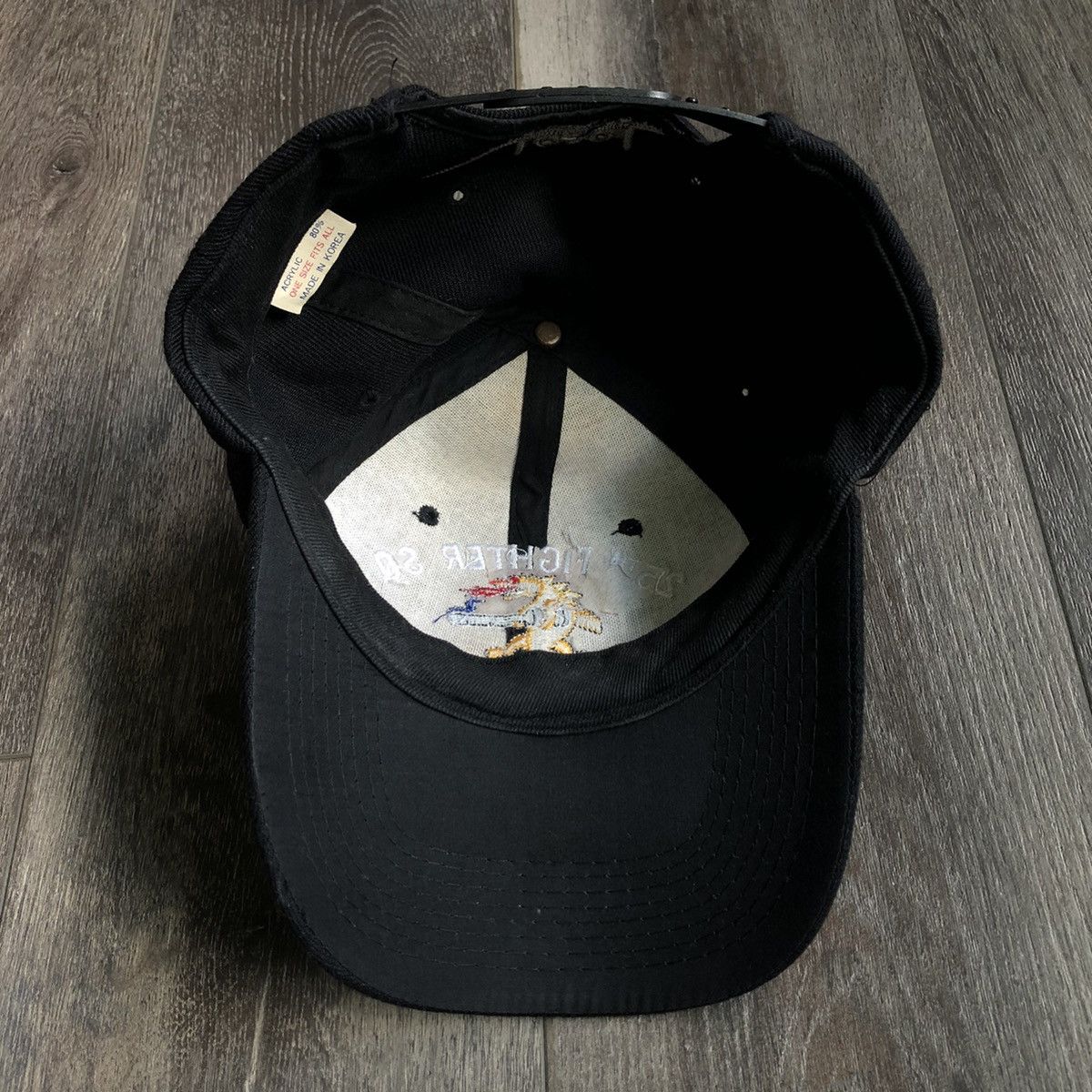 Vintage Vintage 1990s Assam Dragons 25th Fighter Squadron Logo Hat Size ONE SIZE - 3 Thumbnail