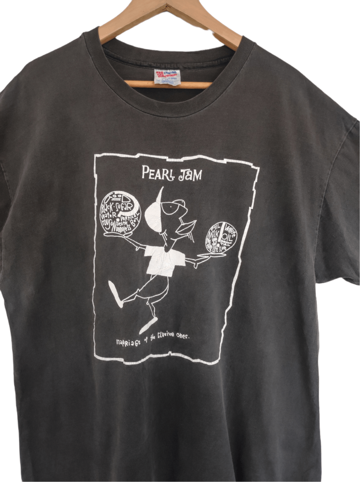 Vintage Vintage 1993 Pearl Jam Boundless Tour Shirt Size US L / EU 52-54 / 3 - 3 Thumbnail