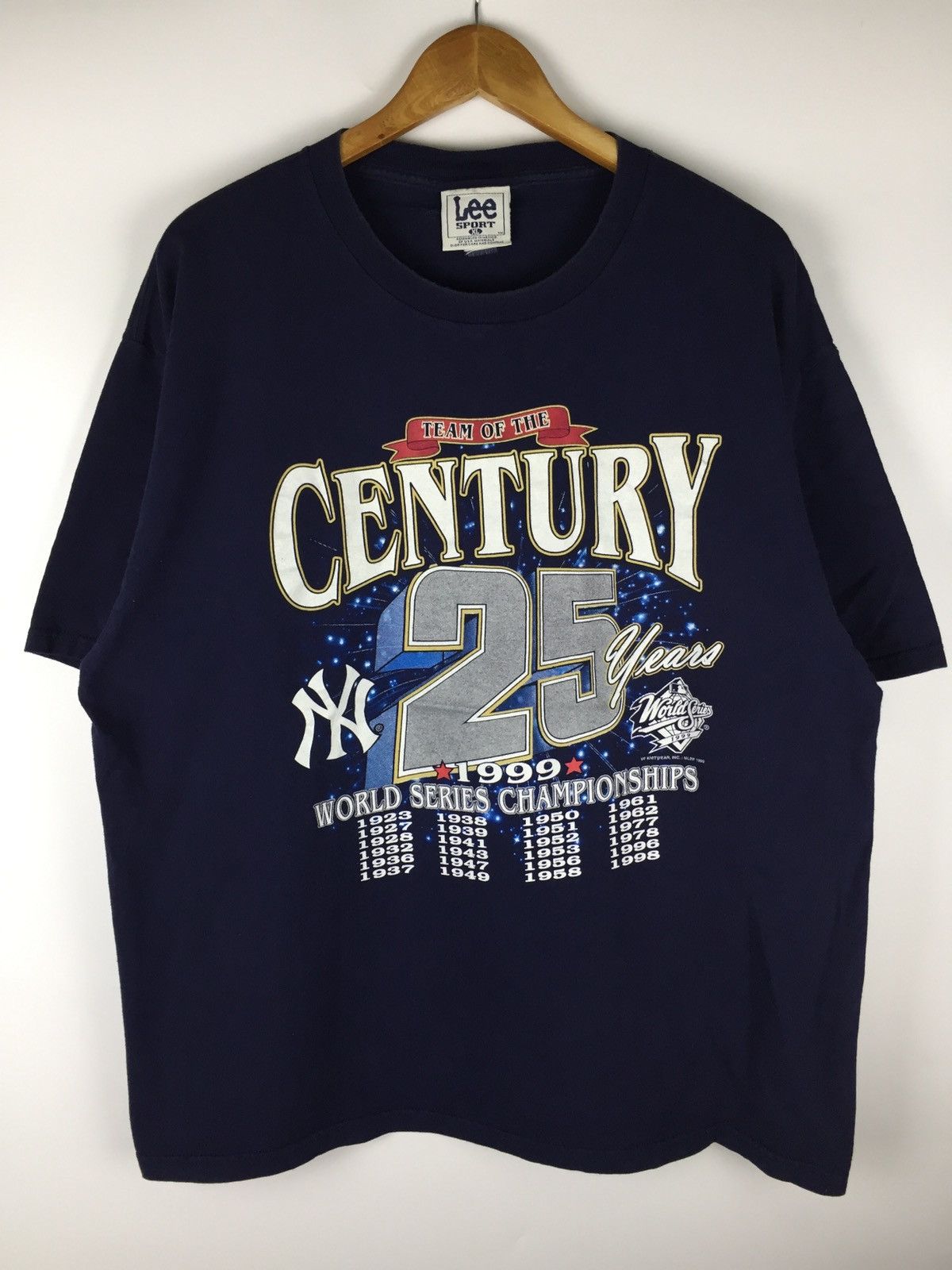 Vintage New York Yankees 1995 25 Years MLB champion Tshirt