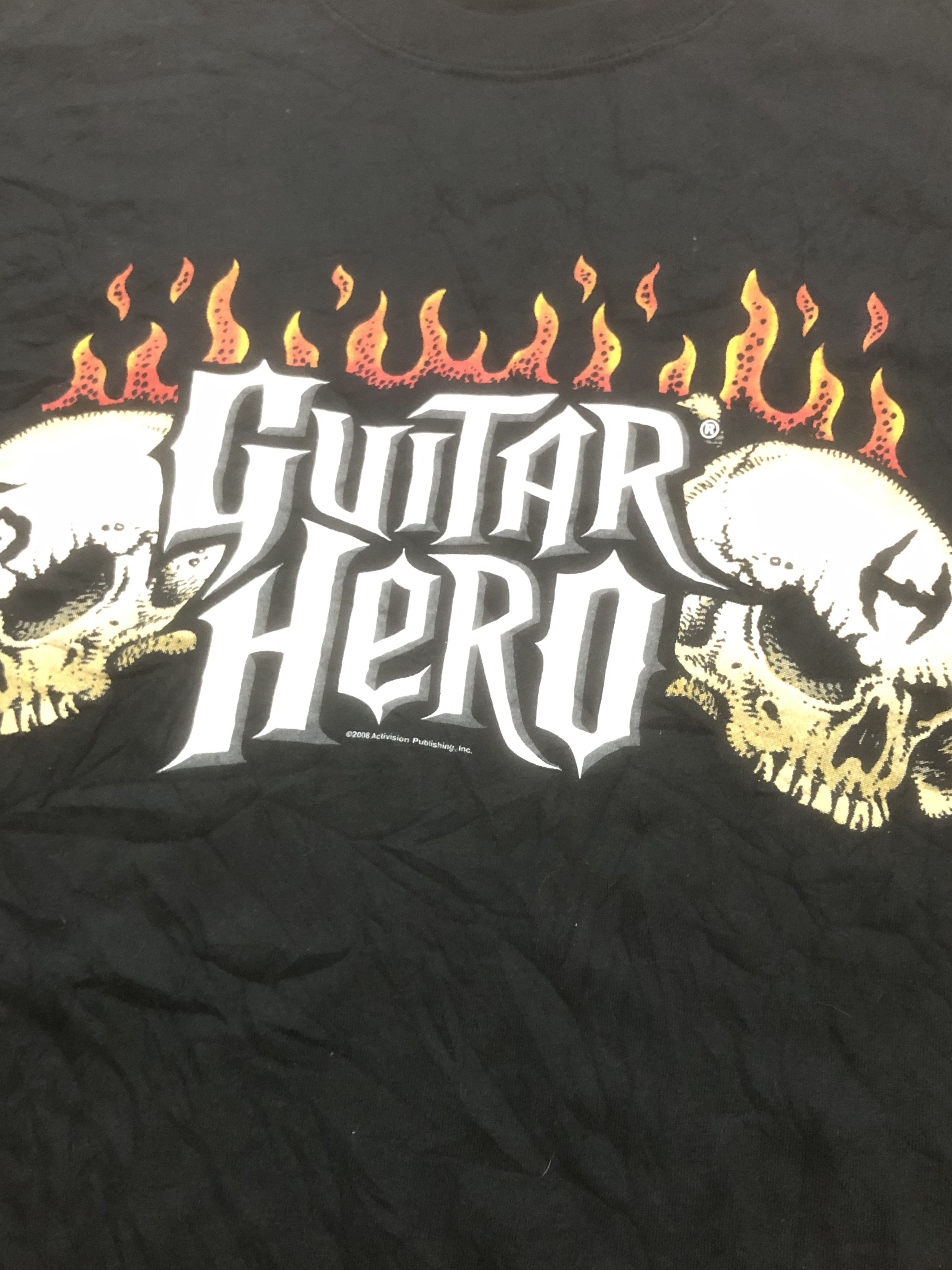 Playstation Rare Vintage Playstation Games Guitar Hero T-shirts Size US L / EU 52-54 / 3 - 2 Thumbnail