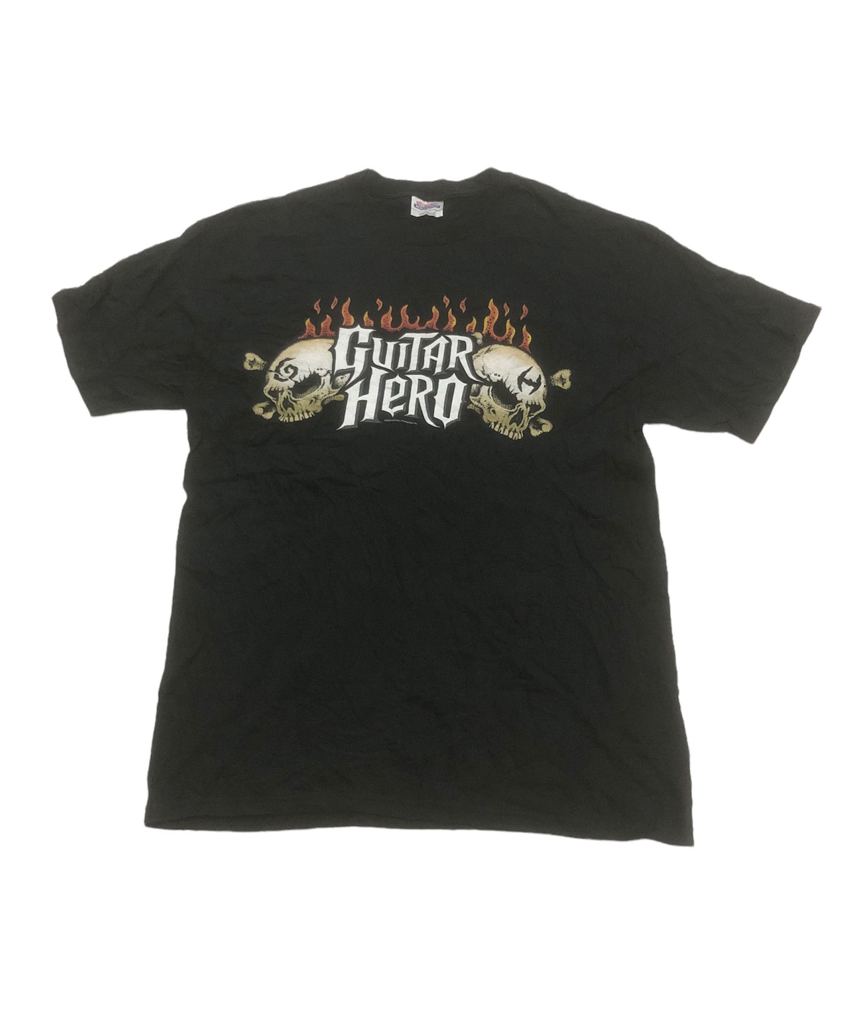 Playstation Rare Vintage Playstation Games Guitar Hero T-shirts Size US L / EU 52-54 / 3 - 1 Thumbnail
