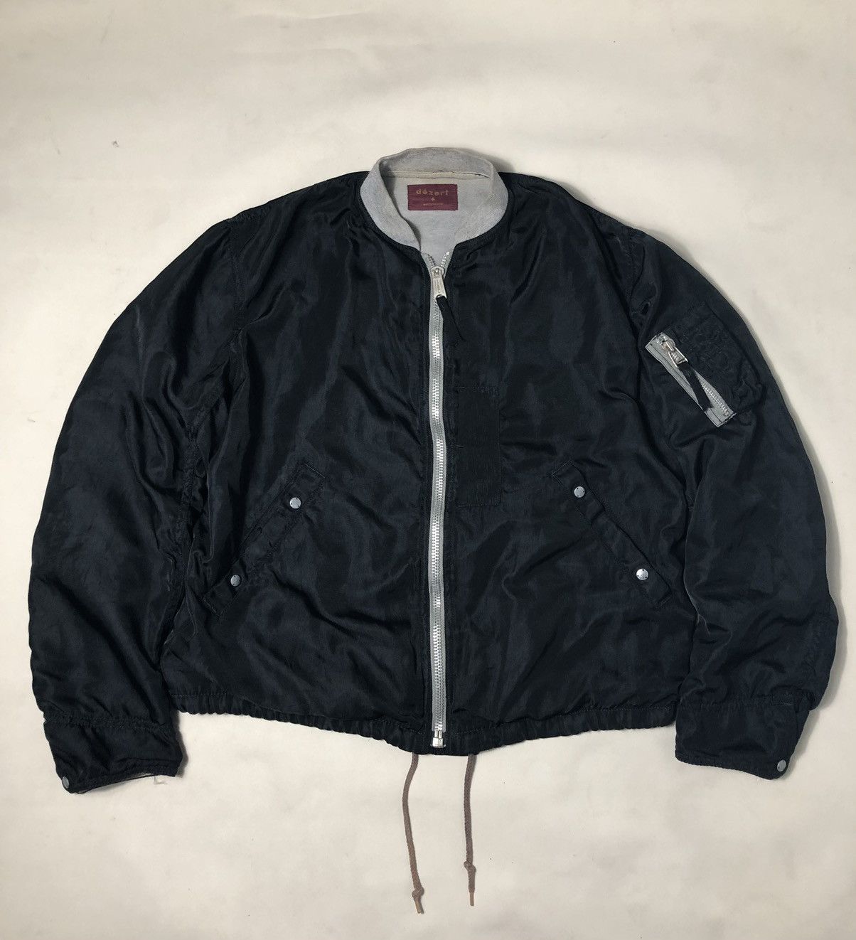 Designer Dezert bomber style reversible jacket | Grailed