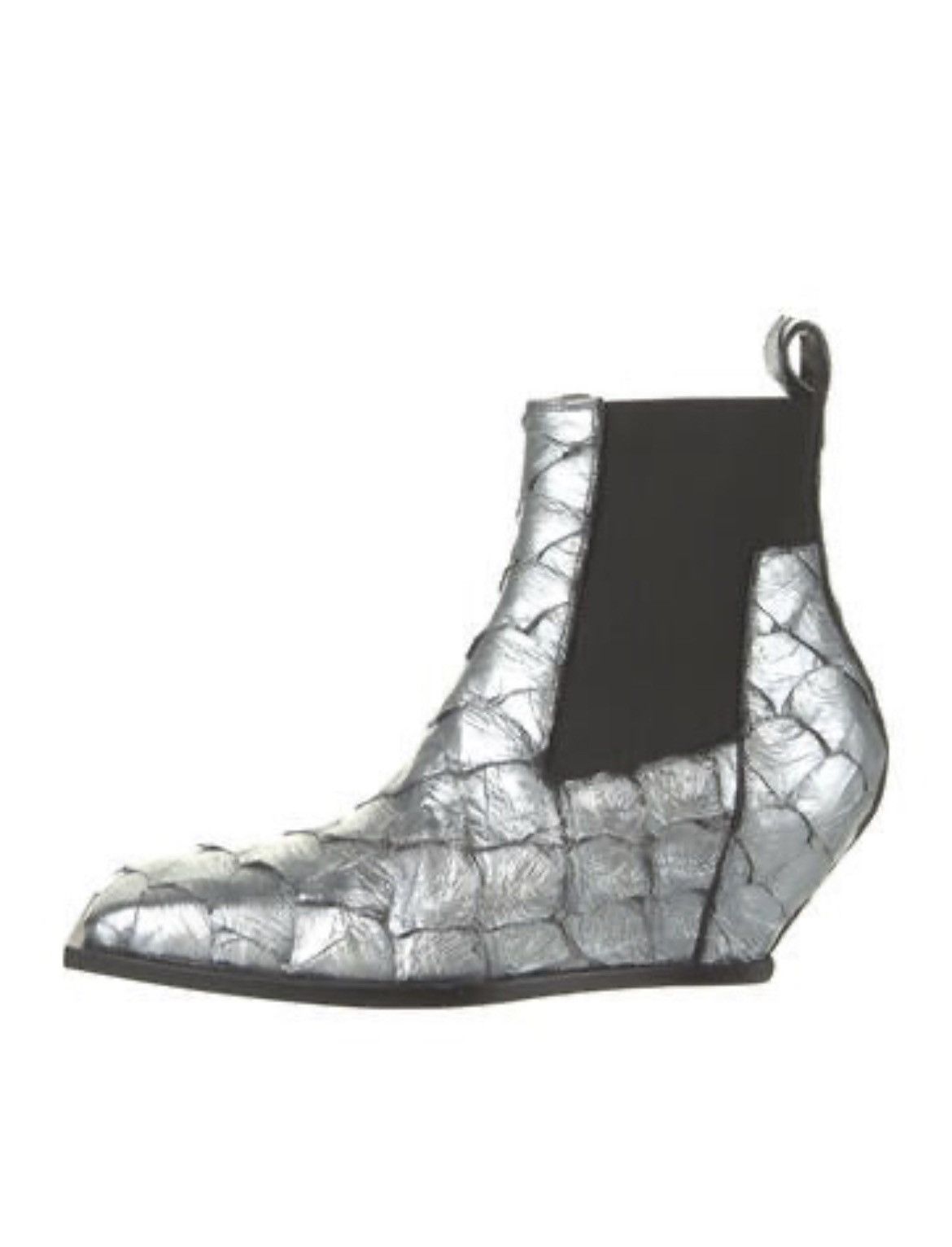 Rick Owens 2019 Larry Pirarucu Fish Scale Leather Boots | Grailed