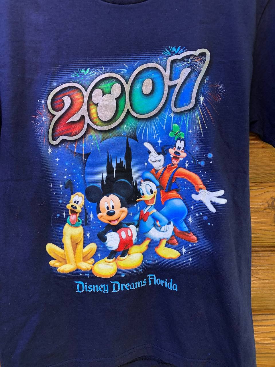 Disney 2007 Mickey Pluto Donald Goofy Disneyland California Shirt Size US S / EU 44-46 / 1 - 3 Thumbnail