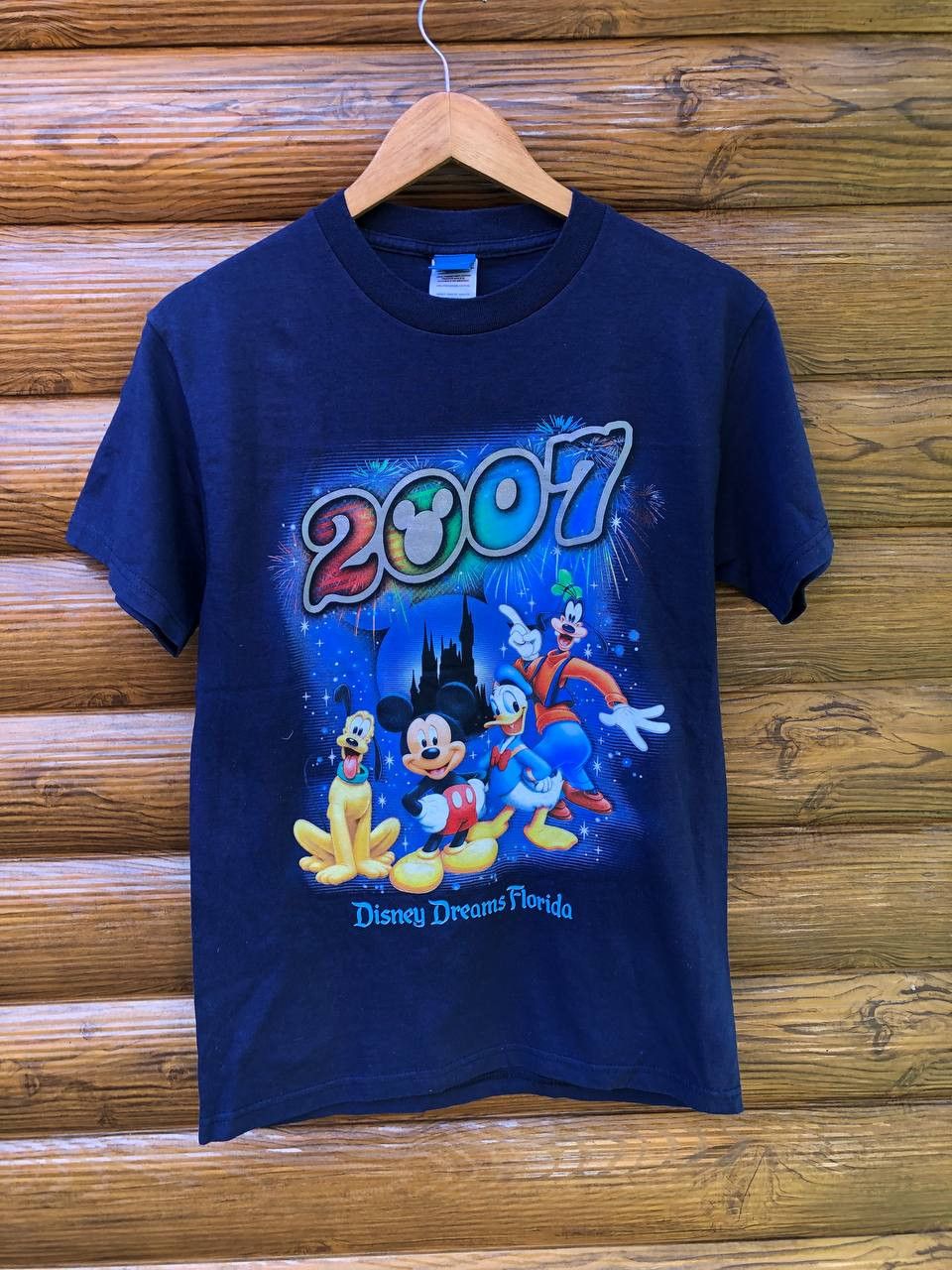 Disney 2007 Mickey Pluto Donald Goofy Disneyland California Shirt Size US S / EU 44-46 / 1 - 1 Thumbnail