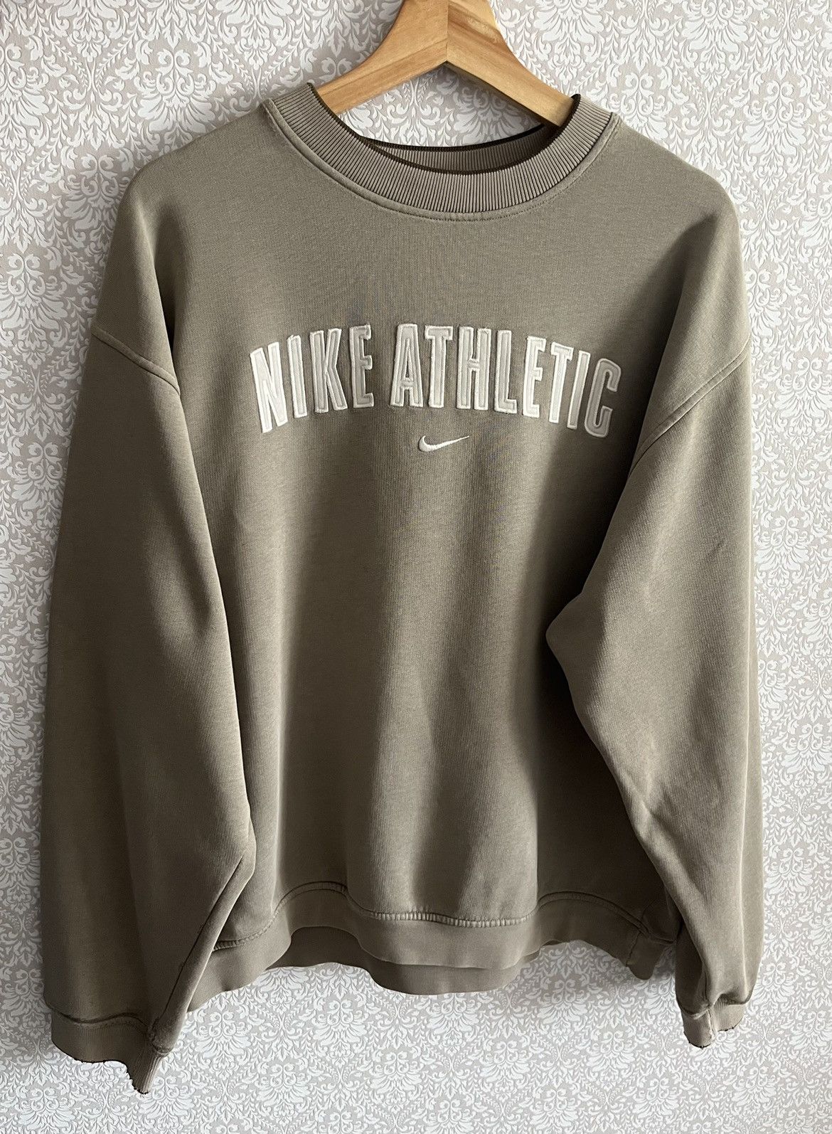 Nike Nike athletic crewneck big logo vintage sweatshirt Grailed
