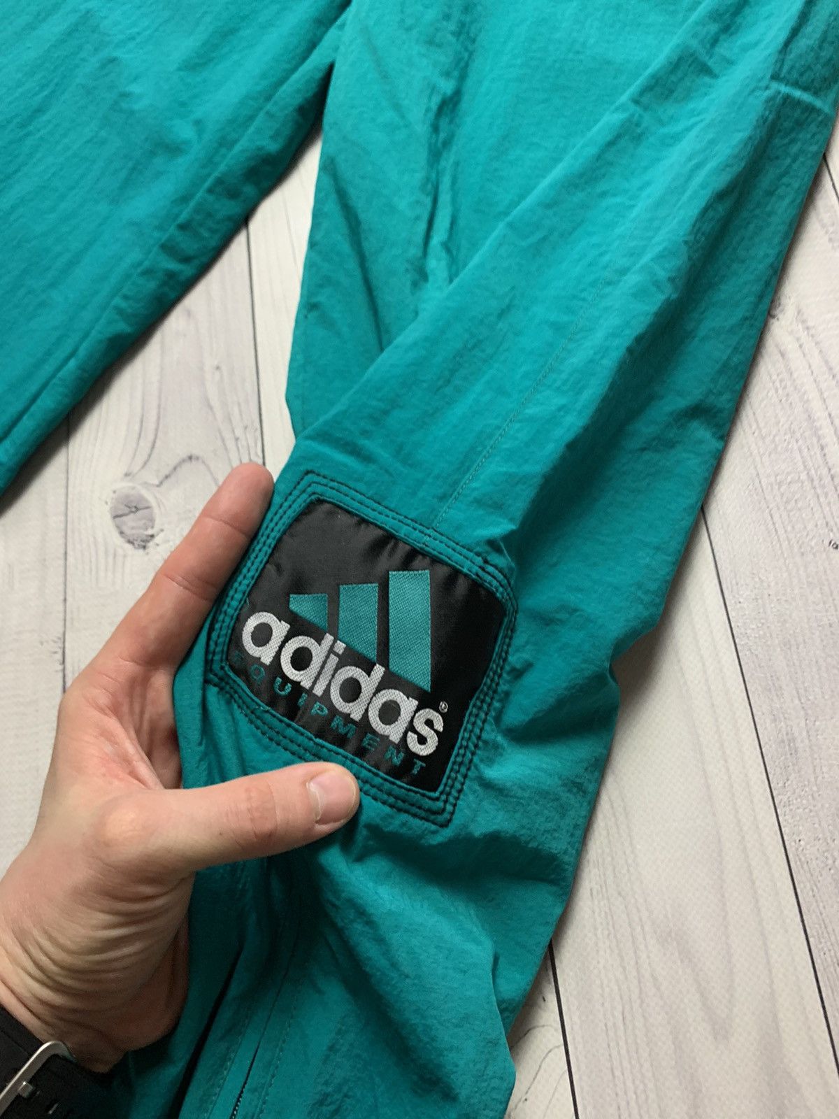 Vintage adidas Equipment green pants logo joggers size M/L