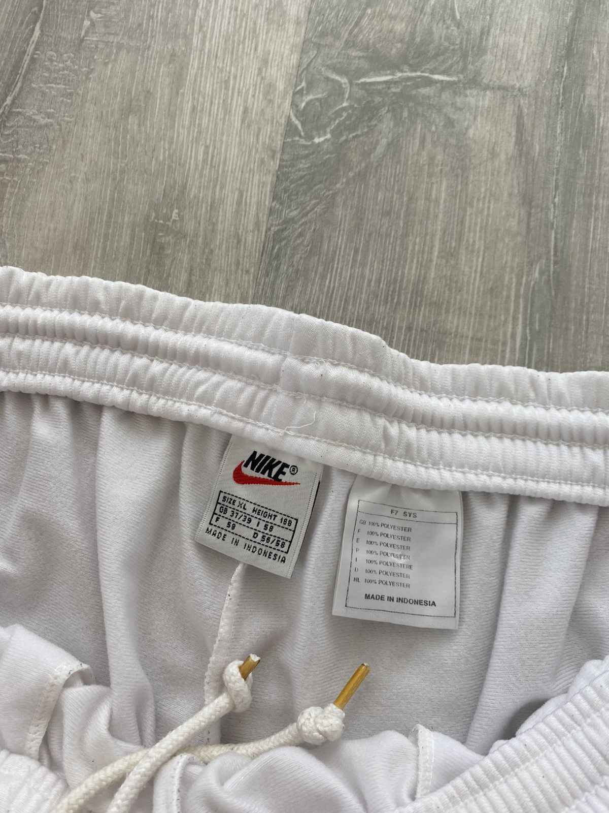 Nike × Vintage 90s Nike USA vintage side stripe track pants small swoosh Size US 34 / EU 50 - 2 Thumbnail