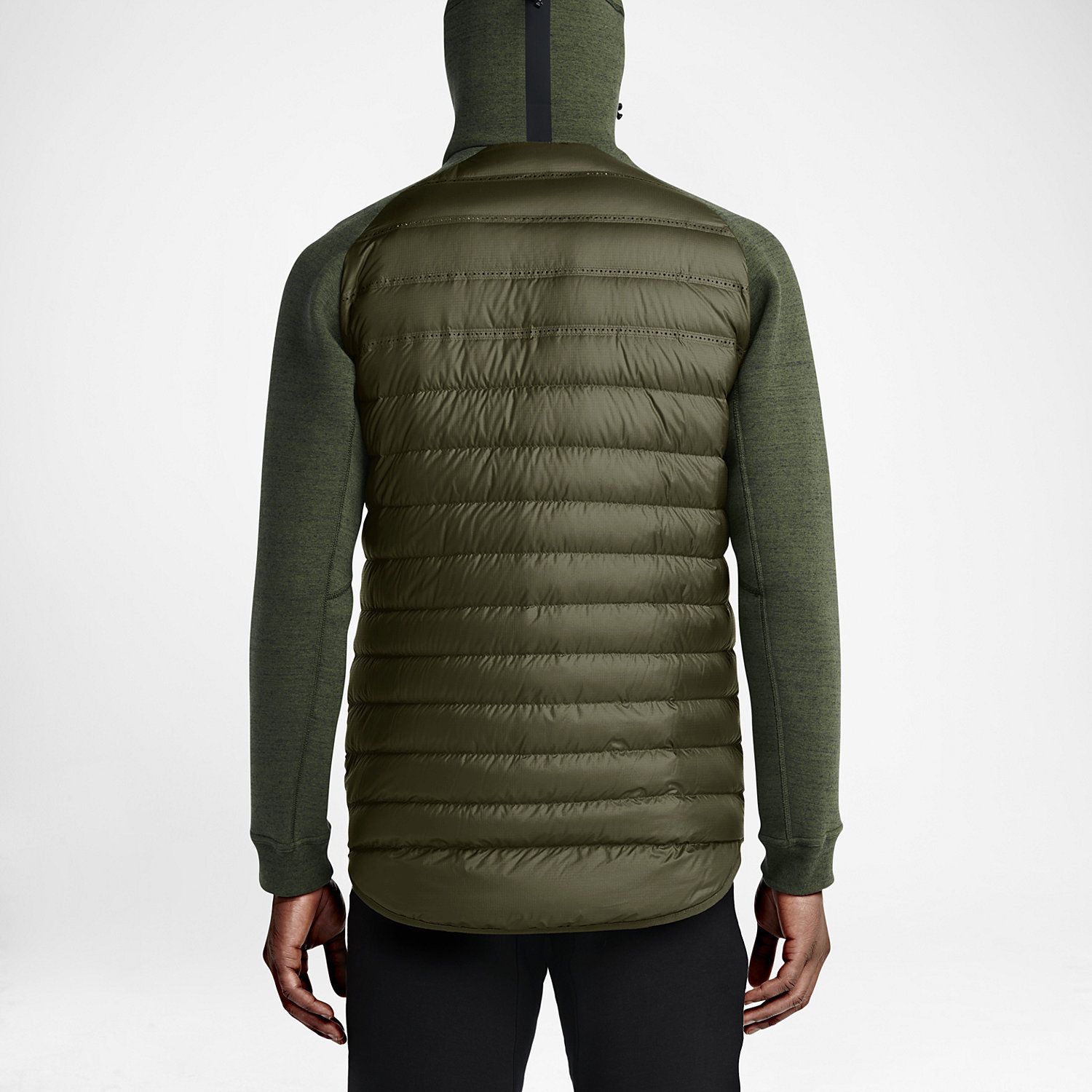 Nike Tech Fleece Aeroloft Jacket - Dark Loden Size US XXL / EU 58 / 5 - 6 Thumbnail