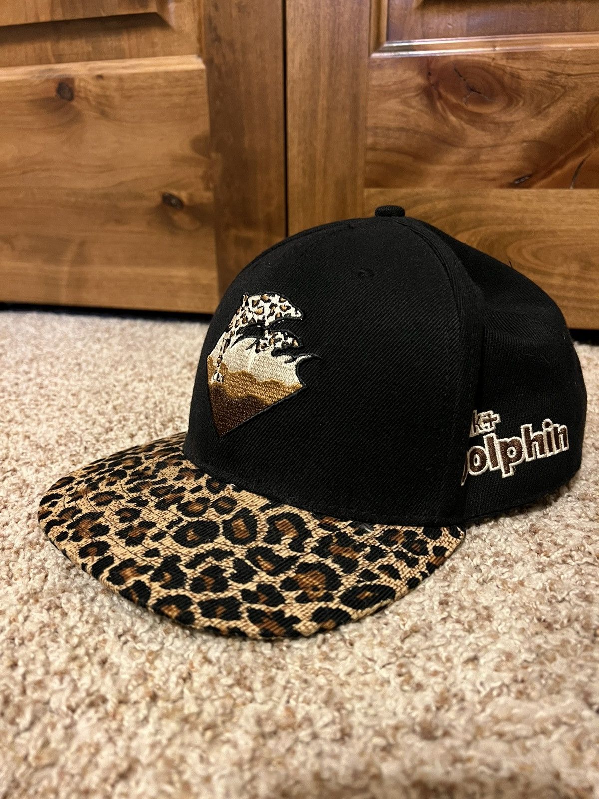 Pink Dolphin Pink Dolphin Strap Back Hat Leopard Print Grailed