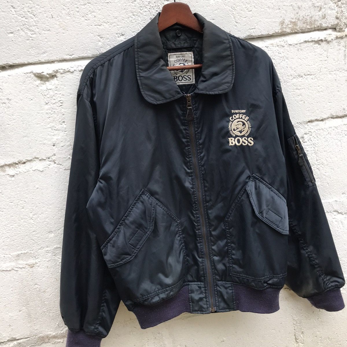 Japanese Brand Suntory Coffee Boss Bomber Jacket Size US M / EU 48-50 / 2 - 2 Thumbnail