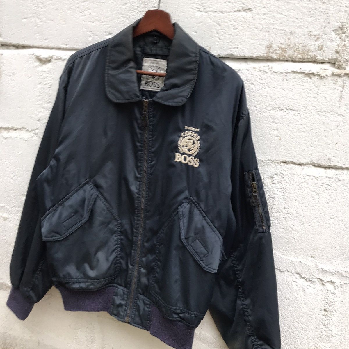 Japanese Brand Suntory Coffee Boss Bomber Jacket Size US M / EU 48-50 / 2 - 3 Thumbnail