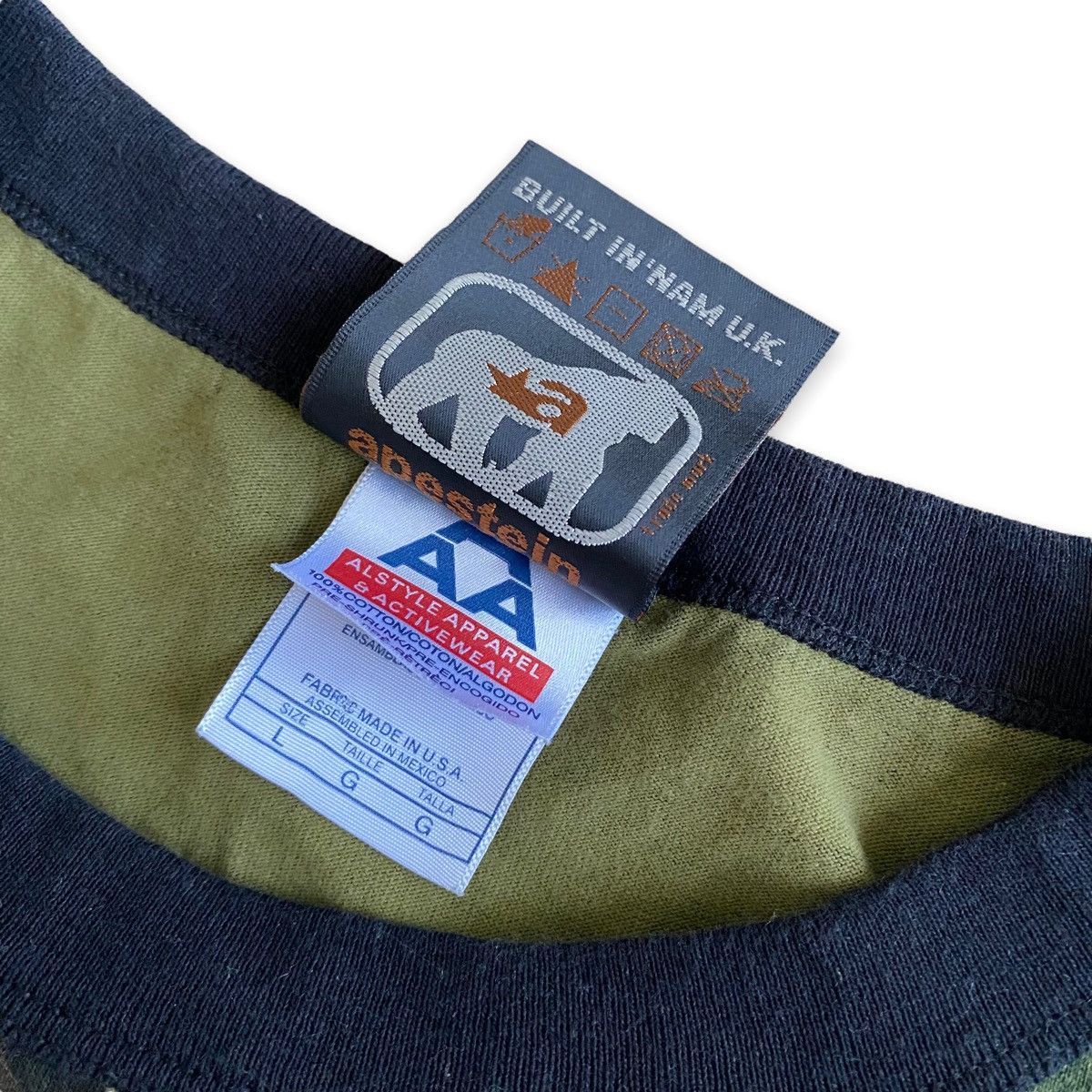 Japanese Brand Apestein Made In USA Camo T-Shirt Size US L / EU 52-54 / 3 - 5 Thumbnail