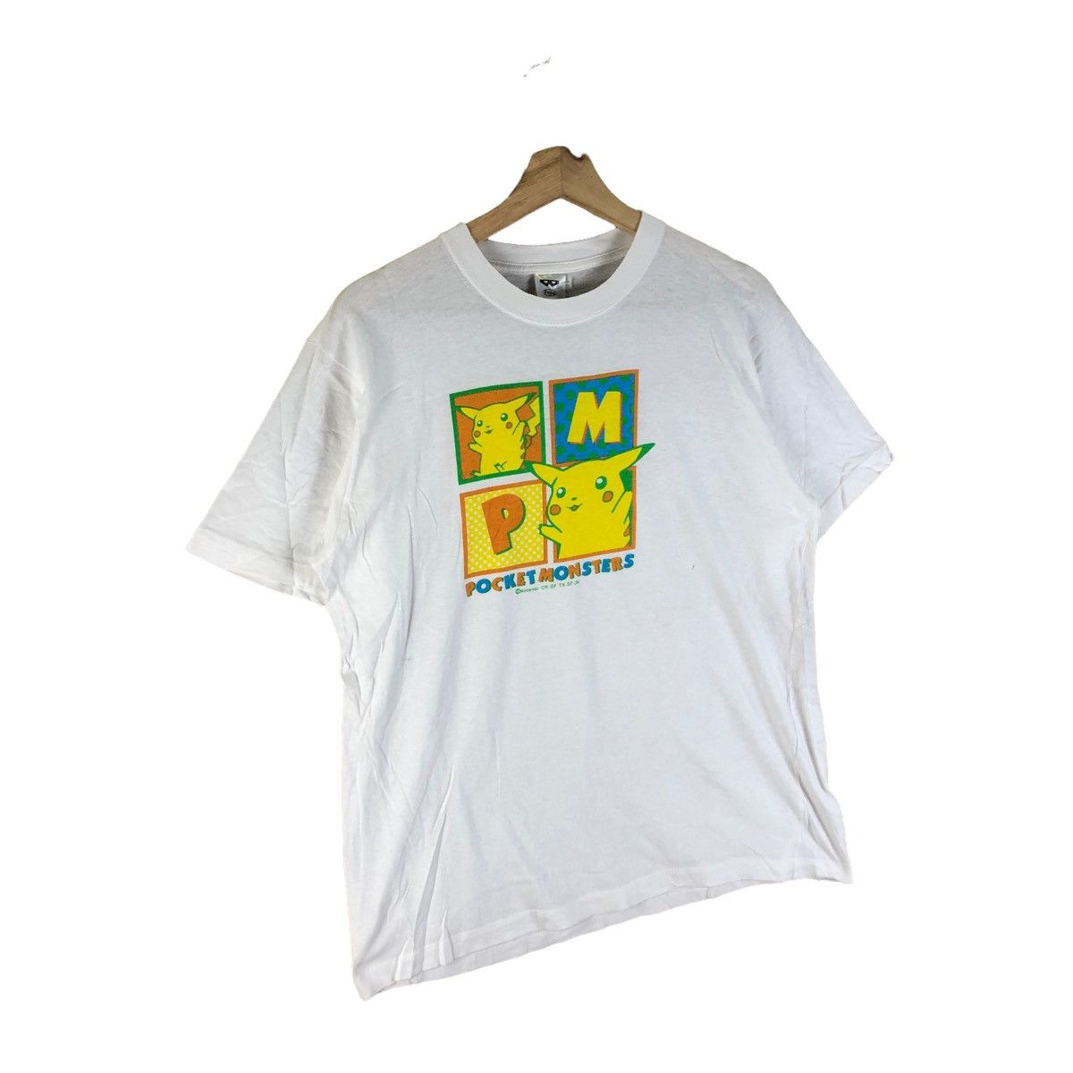 Cartoon Network × Pokemon × Vintage Vintage Pokemon Nintendo Pocket Monster Big Print Tshirt Size US M / EU 48-50 / 2 - 3 Thumbnail