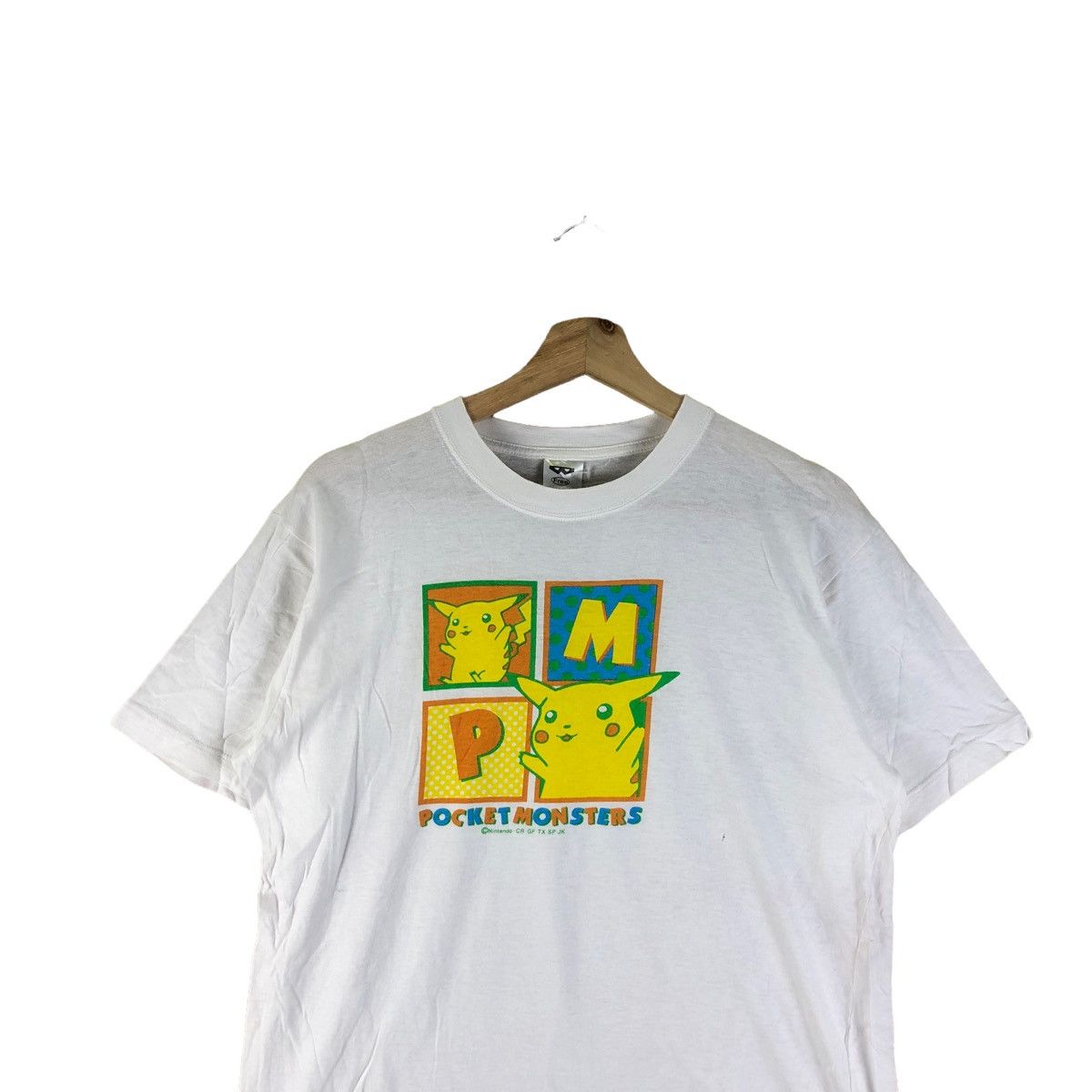 Cartoon Network × Pokemon × Vintage Vintage Pokemon Nintendo Pocket Monster Big Print Tshirt Size US M / EU 48-50 / 2 - 2 Thumbnail