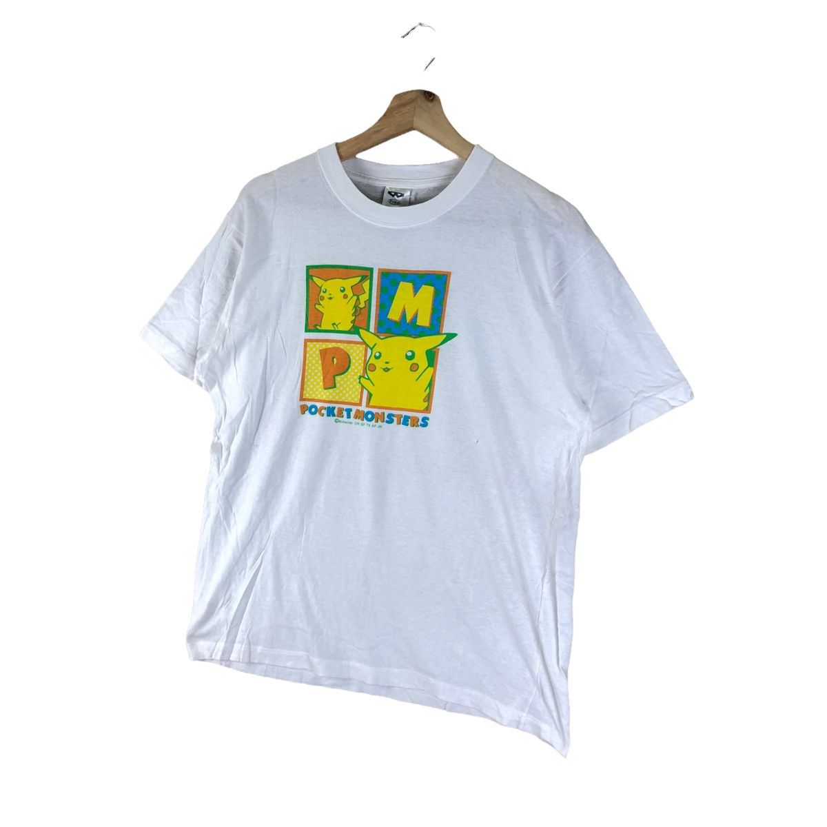 Cartoon Network × Pokemon × Vintage Vintage Pokemon Nintendo Pocket Monster Big Print Tshirt Size US M / EU 48-50 / 2 - 4 Thumbnail