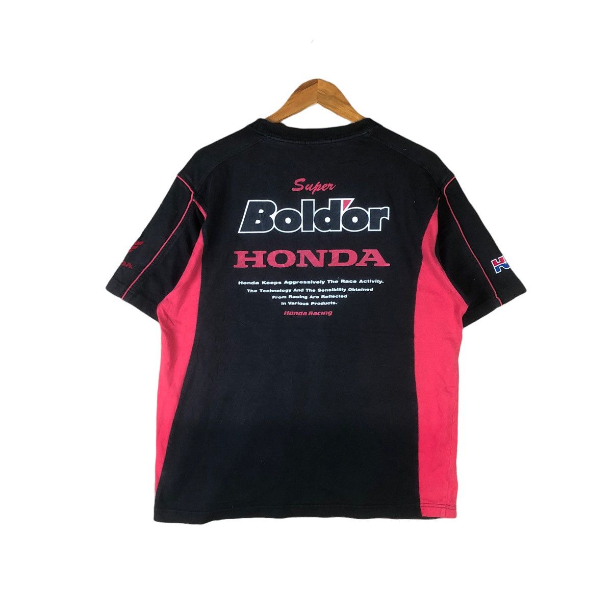 Honda × Vintage Vintage Honda Racing Motorsport Tshirt Size US L / EU 52-54 / 3 - 8 Thumbnail