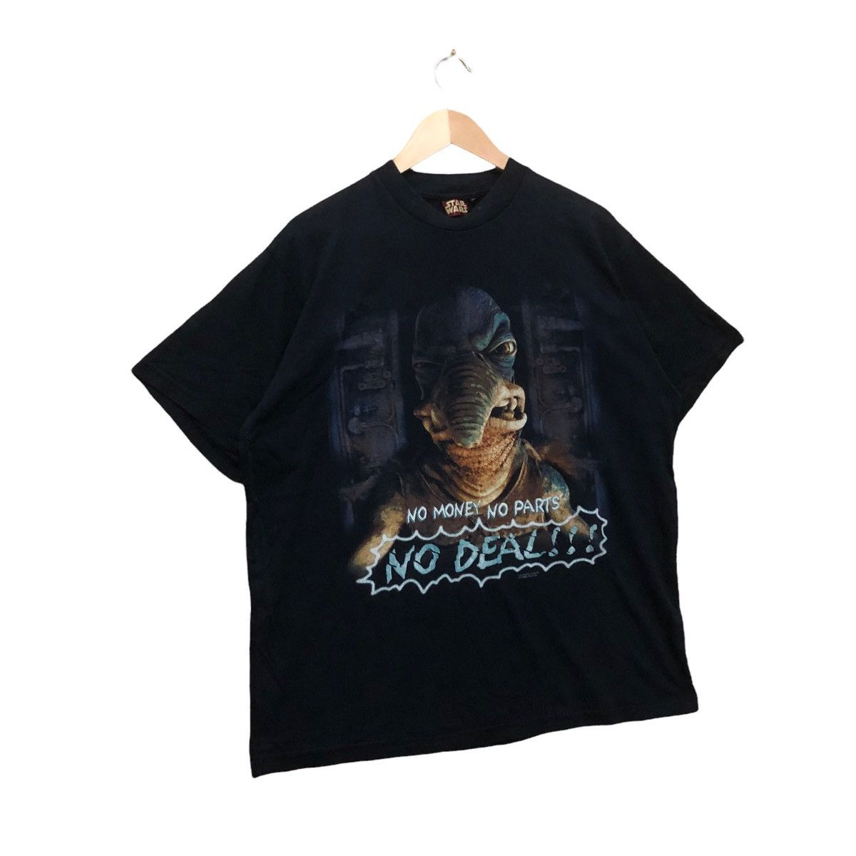 Star Wars × Vintage Vintage Movie Star Wars Big Print Lucas Film Tshirt Size US XL / EU 56 / 4 - 2 Thumbnail