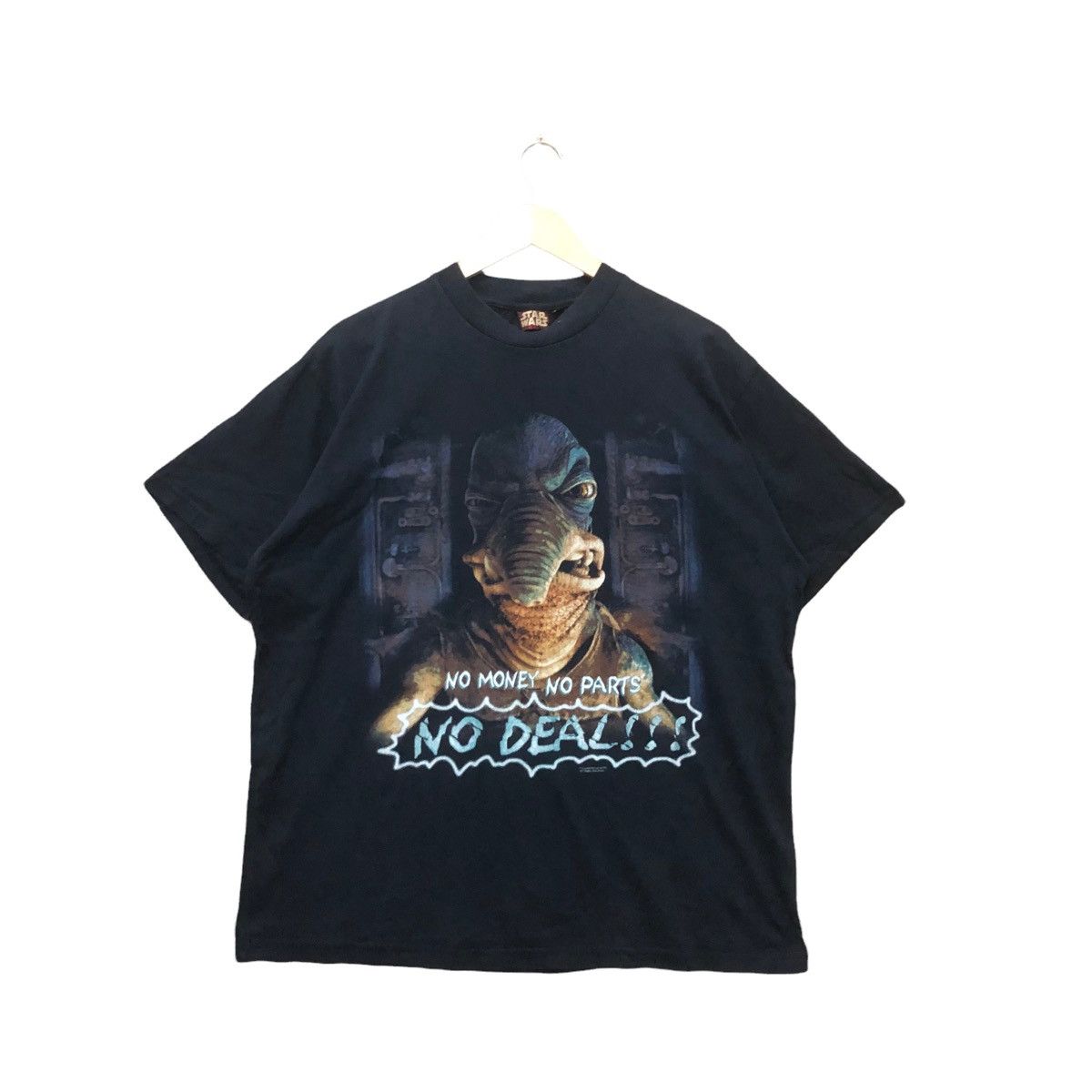 Star Wars × Vintage Vintage Movie Star Wars Big Print Lucas Film Tshirt Size US XL / EU 56 / 4 - 1 Thumbnail