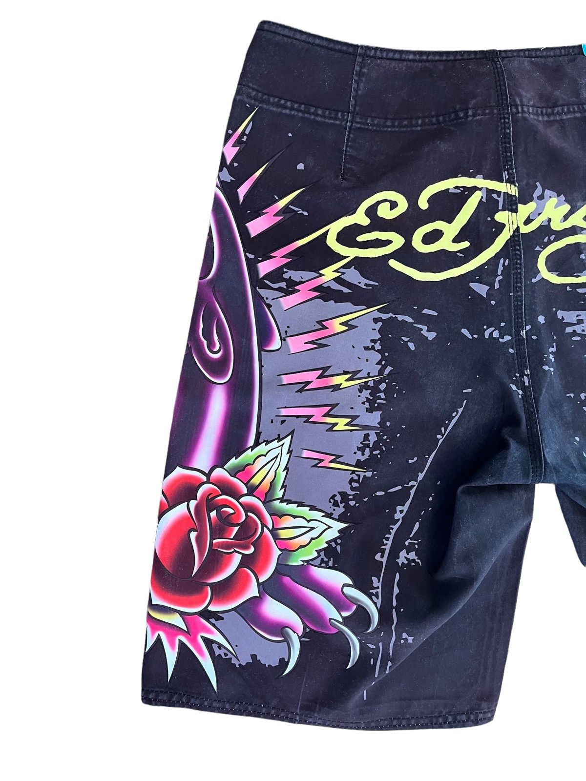 Ed Hardy Ed Hardy drip Surfing Shorts Size US 31 - 3 Thumbnail