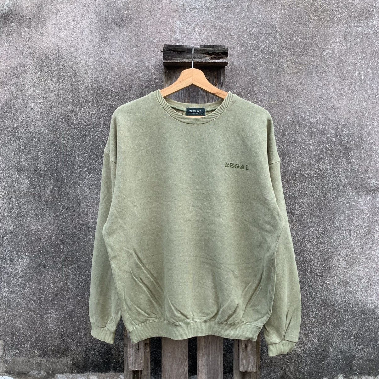 Japanese Brand × Vintage Vintage Regal Crewneck Faded Sweater Jumper Pullover Size US L / EU 52-54 / 3 - 1 Thumbnail