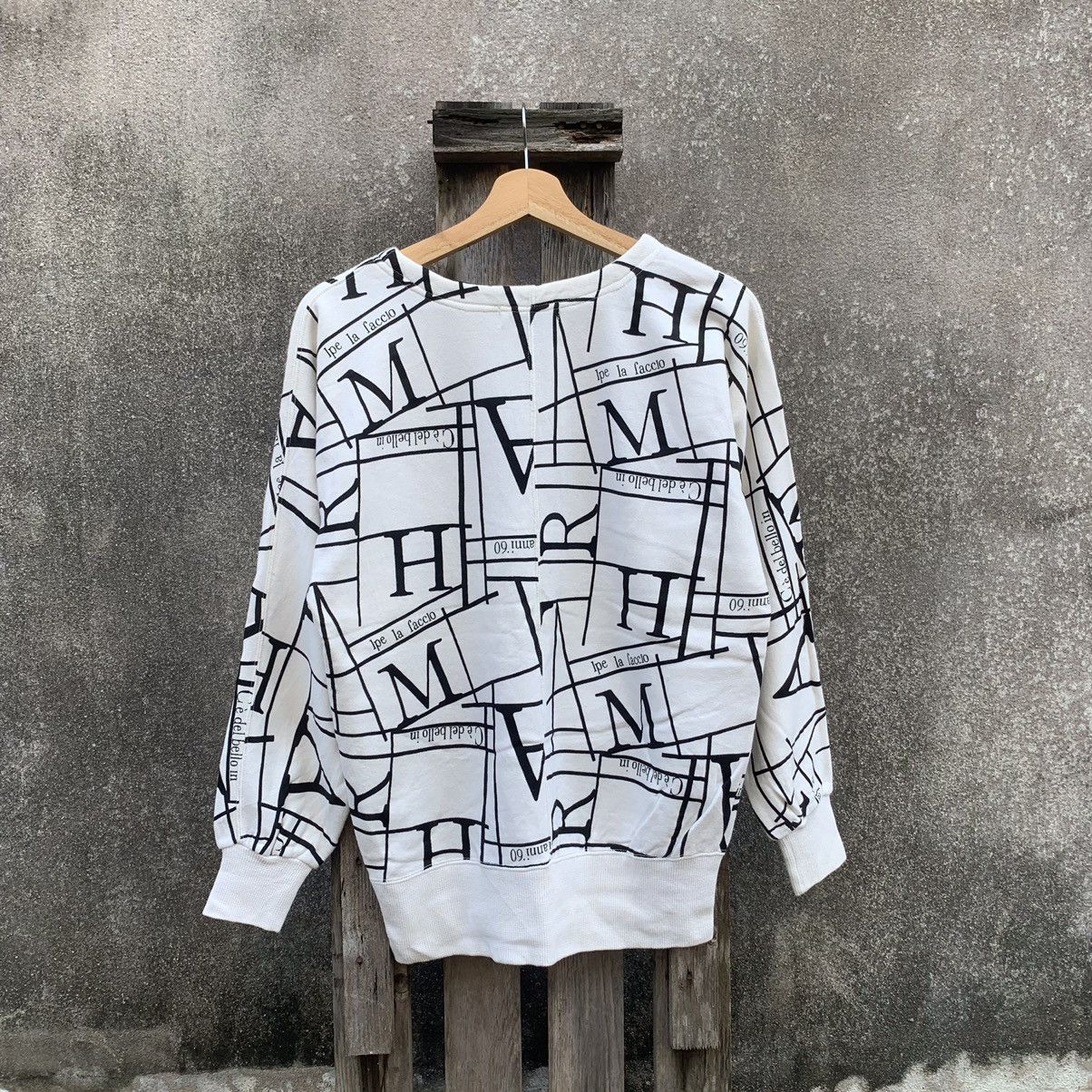 Japanese Brand × Vintage Japanese Vintage Liberal FullPrinted Sweater Jumper Pullover Size US M / EU 48-50 / 2 - 6 Thumbnail