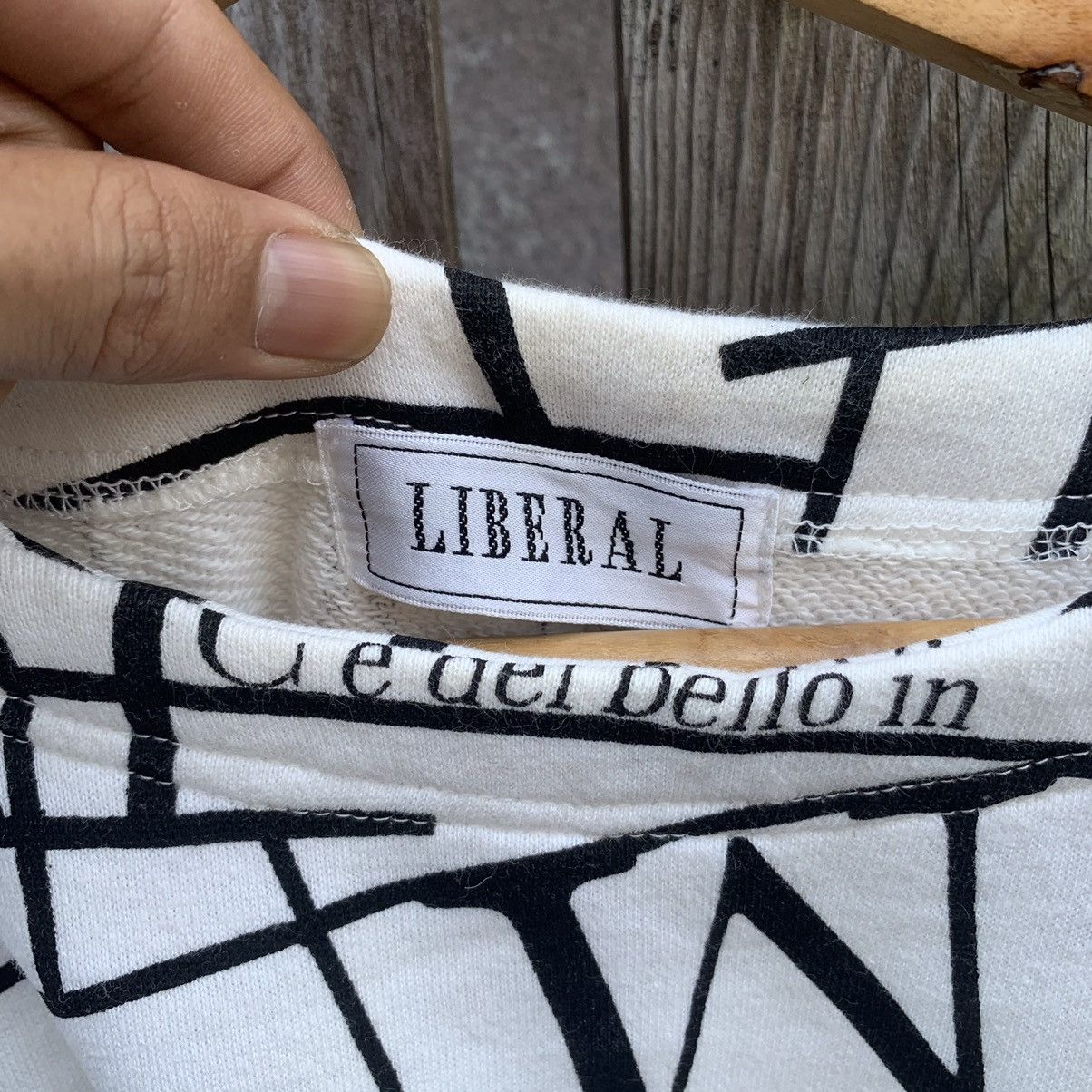 Japanese Brand × Vintage Japanese Vintage Liberal FullPrinted Sweater Jumper Pullover Size US M / EU 48-50 / 2 - 4 Thumbnail