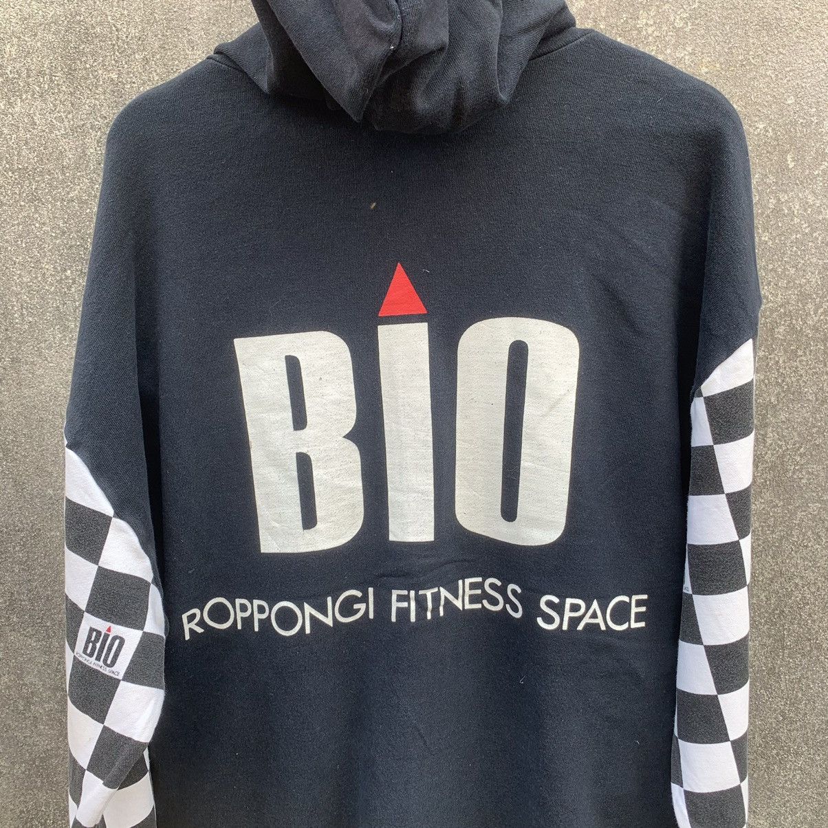 Japanese Brand × Vintage Bio ButtonUps Baggy Check Sleeve Plaid Hoodie Sweater Jacket Size US XL / EU 56 / 4 - 12 Thumbnail