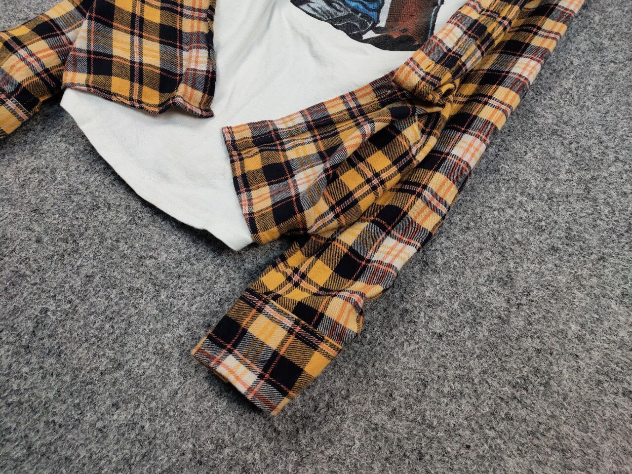 Flannel Vintage Flannel Shirt Travis Scott Style Size US L / EU 52-54 / 3 - 5 Thumbnail