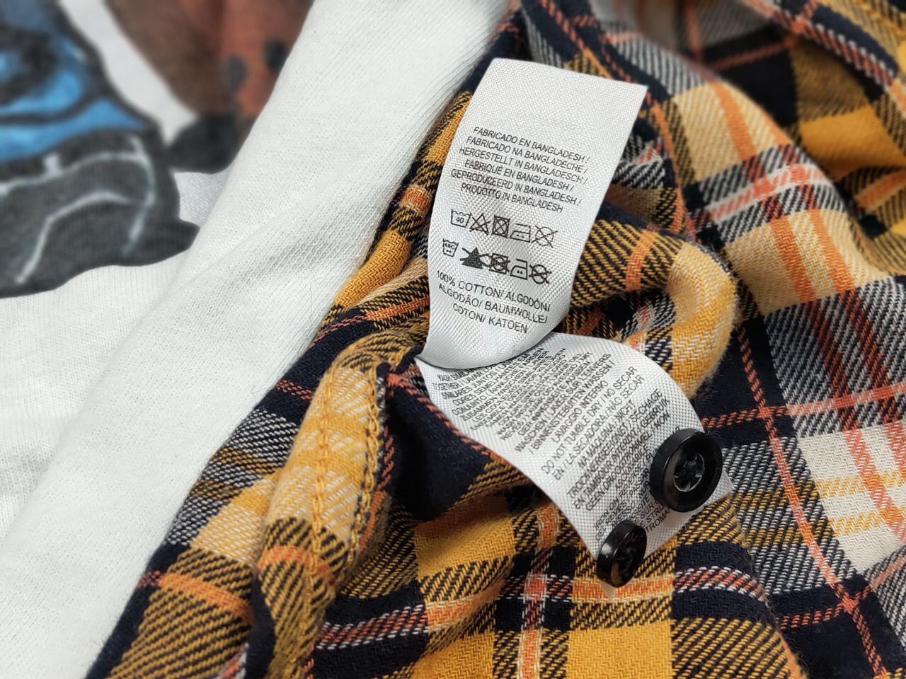 Flannel Vintage Flannel Shirt Travis Scott Style Size US L / EU 52-54 / 3 - 18 Thumbnail