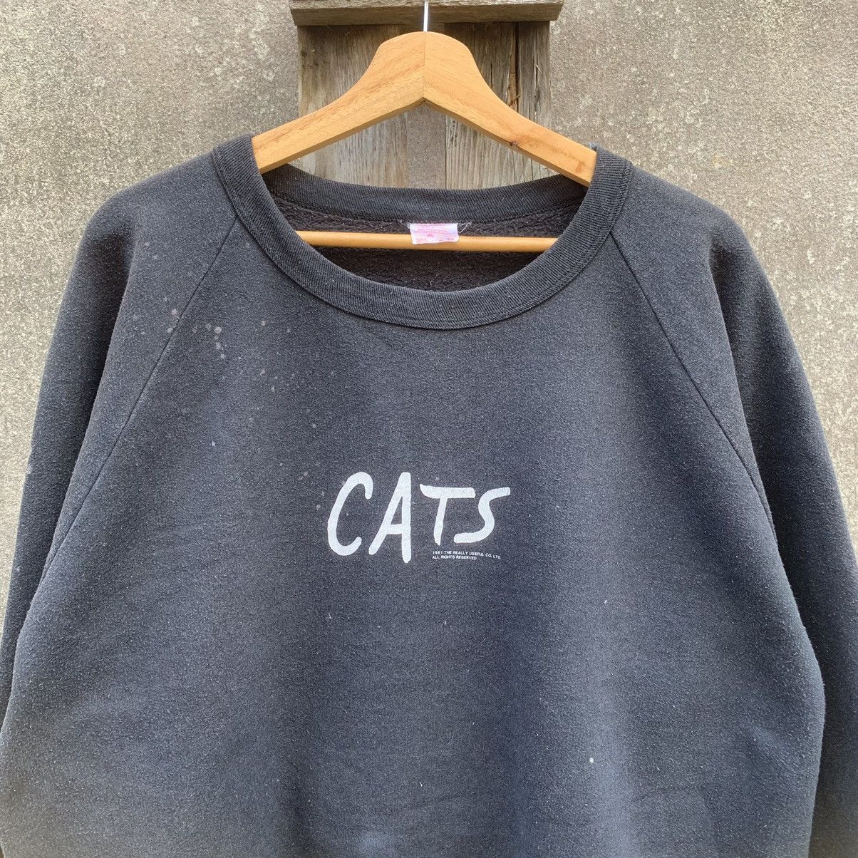 Vintage 1981 Vintage Cats Crewneck Baggy Sweater Faded Pullover Size US XL / EU 56 / 4 - 3 Thumbnail