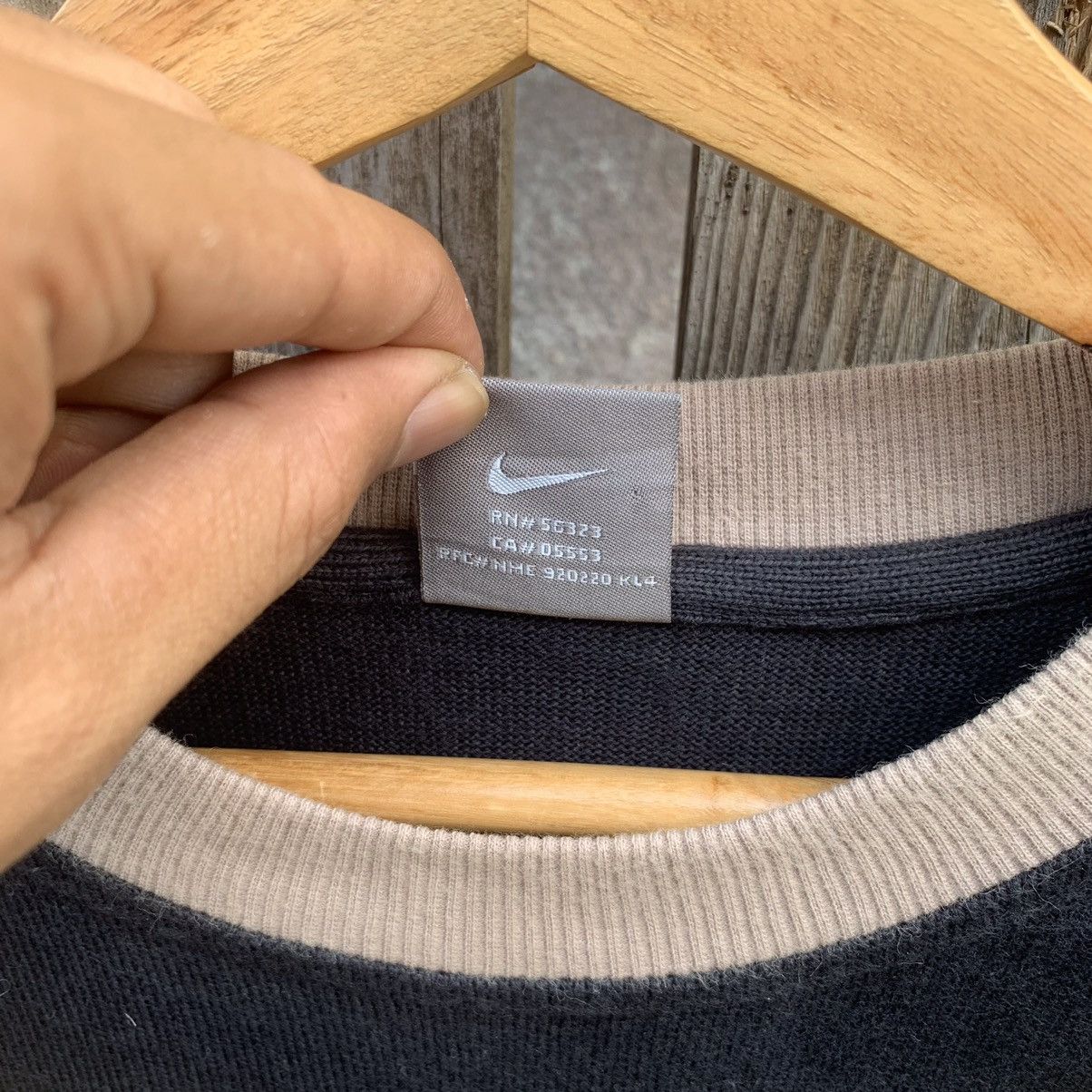 Nike × Vintage 💥 STEALS 💥 Nike Swoosh Embroidery Sweater Jumper Pullover Size US S / EU 44-46 / 1 - 7 Thumbnail