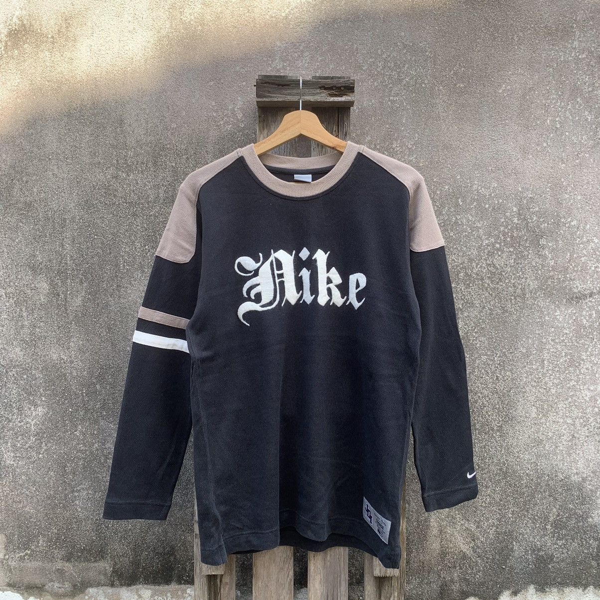 Nike × Vintage 💥 STEALS 💥 Nike Swoosh Embroidery Sweater Jumper Pullover Size US S / EU 44-46 / 1 - 1 Thumbnail