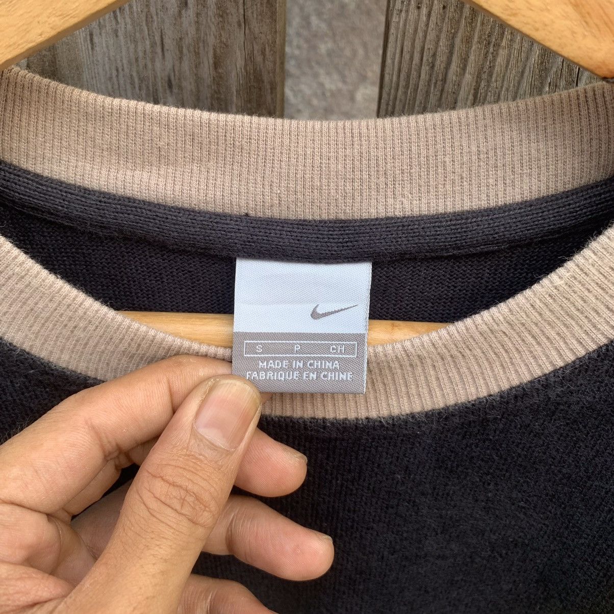 Nike × Vintage 💥 STEALS 💥 Nike Swoosh Embroidery Sweater Jumper Pullover Size US S / EU 44-46 / 1 - 6 Thumbnail