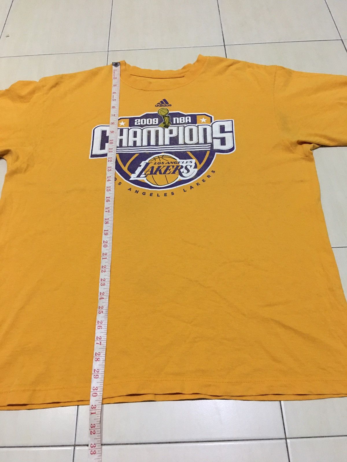 Adidas × NBA Adidas La Lakers Champions 2009 Kobe bryant NBA shirt Size US XL / EU 56 / 4 - 5 Thumbnail
