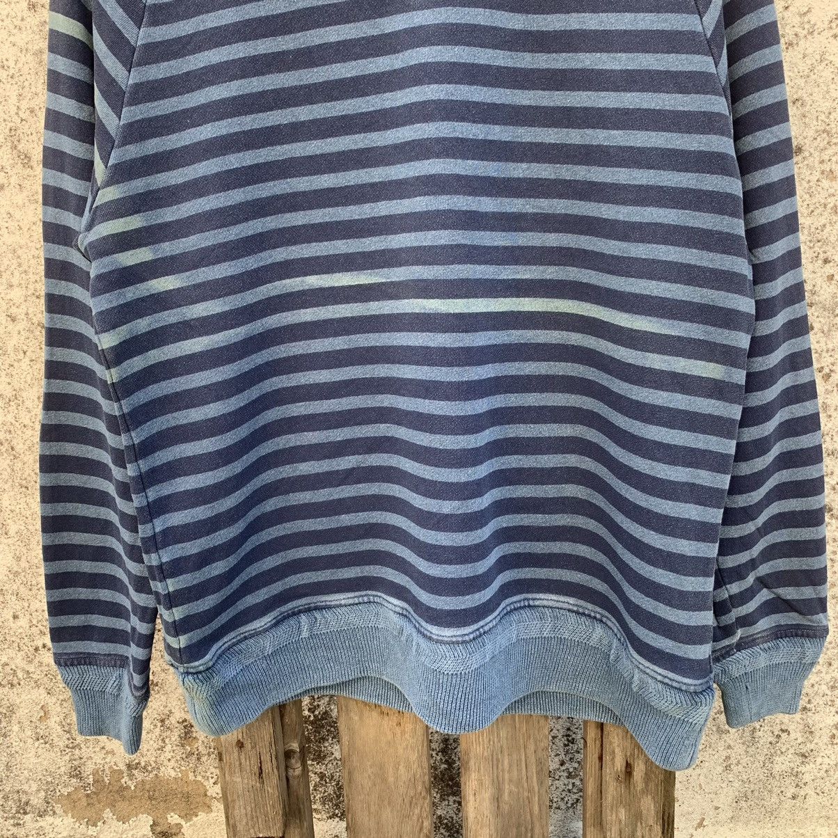 Japanese Brand × Journal Standard JOURNAL STANDARD Striped Sweater Faded Jumper Pullover Size US M / EU 48-50 / 2 - 5 Thumbnail