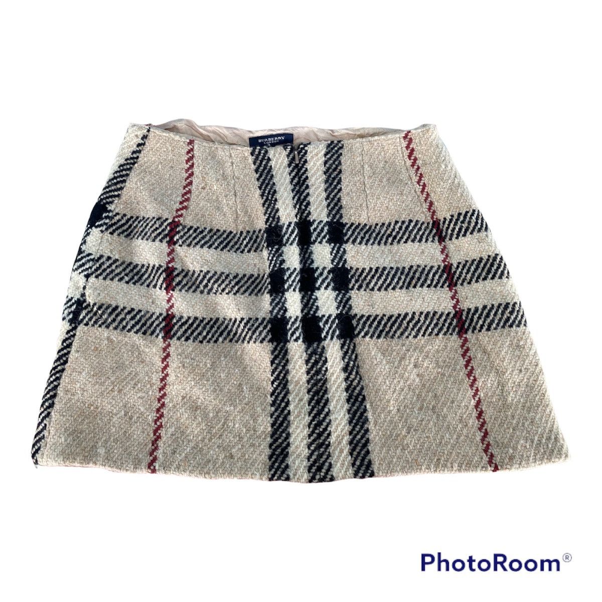 Burberry VINTAGE BURBERRY WOOL SKIRT NOVA CHECK Size 28" / US 6 / IT 42 - 1 Thumbnail