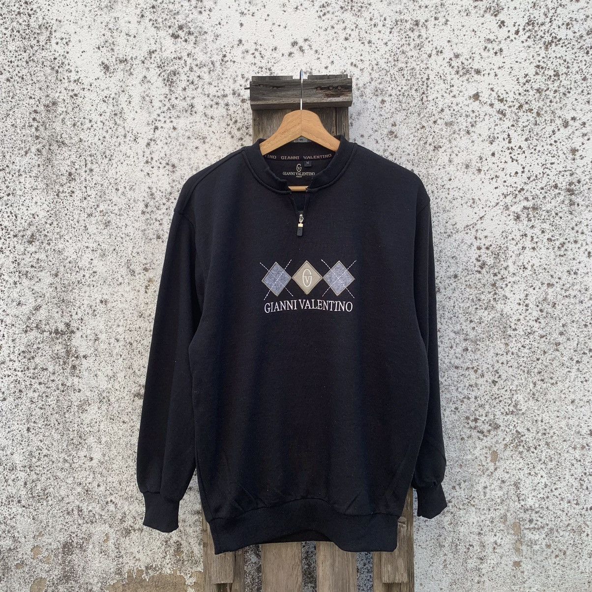 Japanese Brand × Valentino GIANNI VALENTINO Spell Out Designer Sweater Pullover Jumper Size US M / EU 48-50 / 2 - 1 Thumbnail