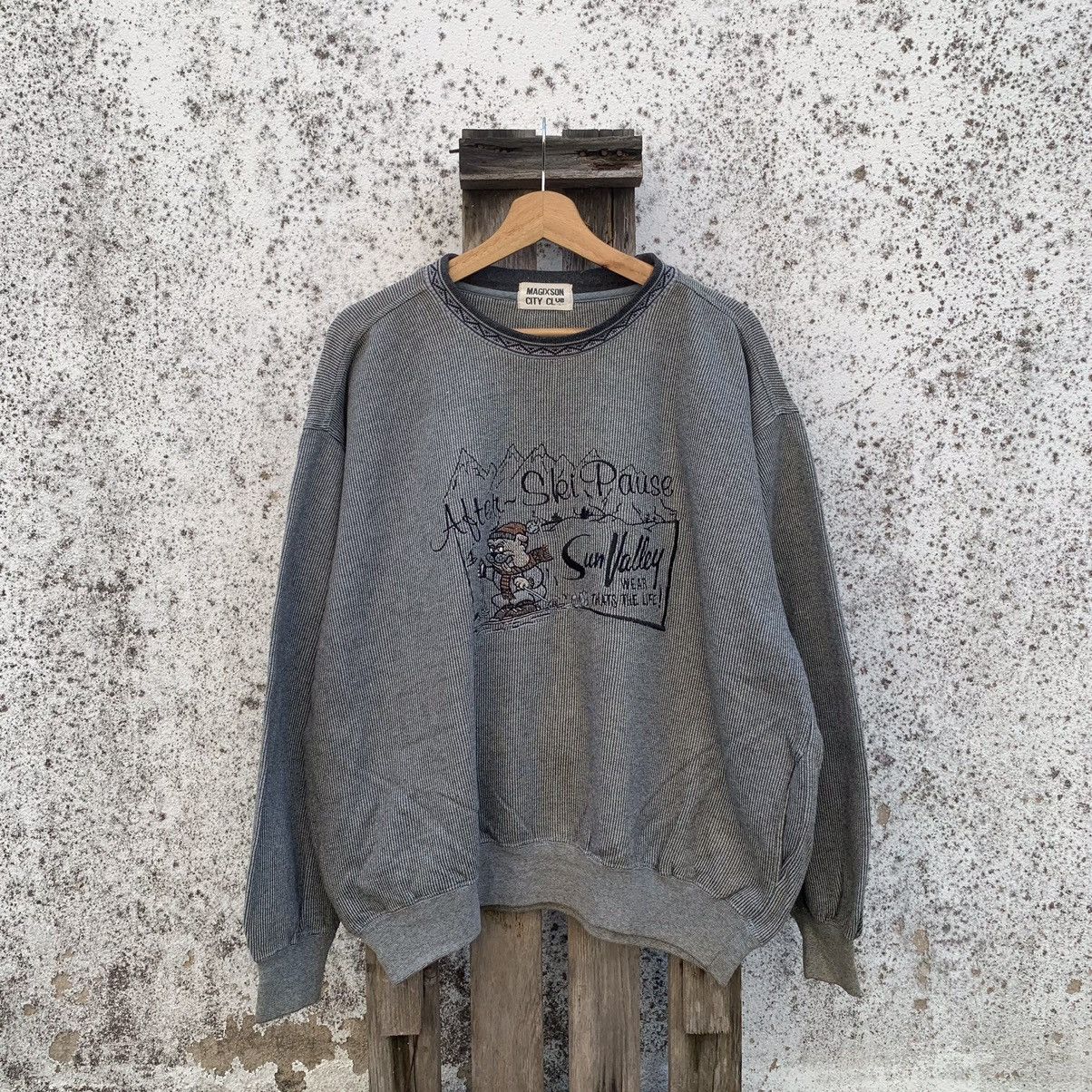 Japanese Brand × Vintage Vintage Magixson City Crewneck Baggy Pullover Sweater Jumper Size US L / EU 52-54 / 3 - 1 Thumbnail