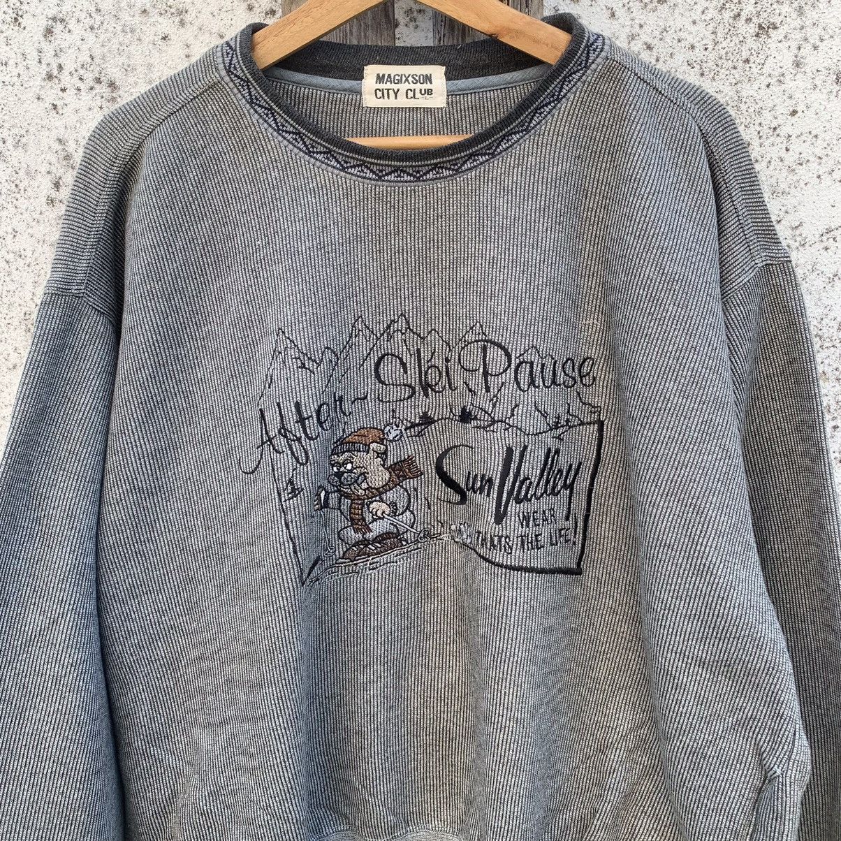 Japanese Brand × Vintage Vintage Magixson City Crewneck Baggy Pullover Sweater Jumper Size US L / EU 52-54 / 3 - 2 Thumbnail