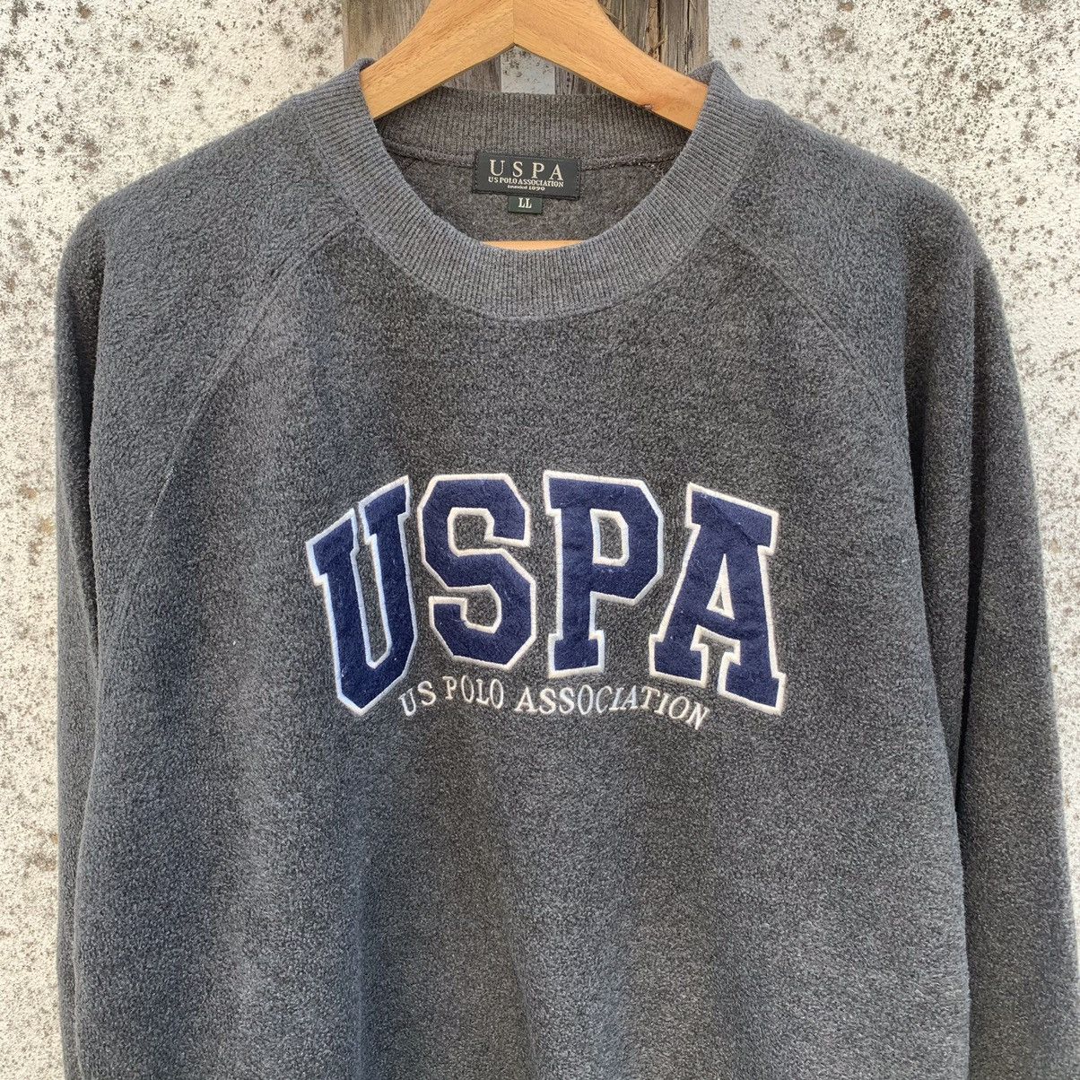 U.S. Polo Assn. × Vintage USPA U.S Polo Association SpellOut Crewneck Pullover Sweater Size US M / EU 48-50 / 2 - 2 Thumbnail