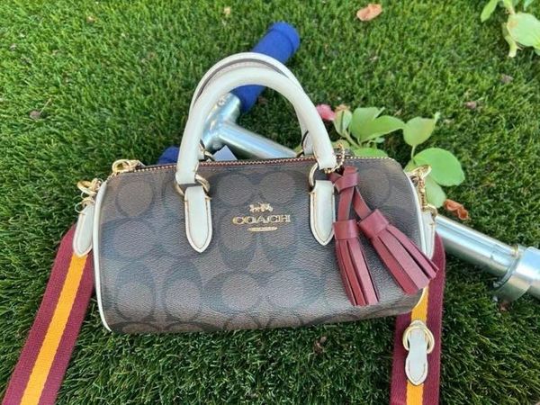 Coach Mini Bennett Satchel In Signature Canvas