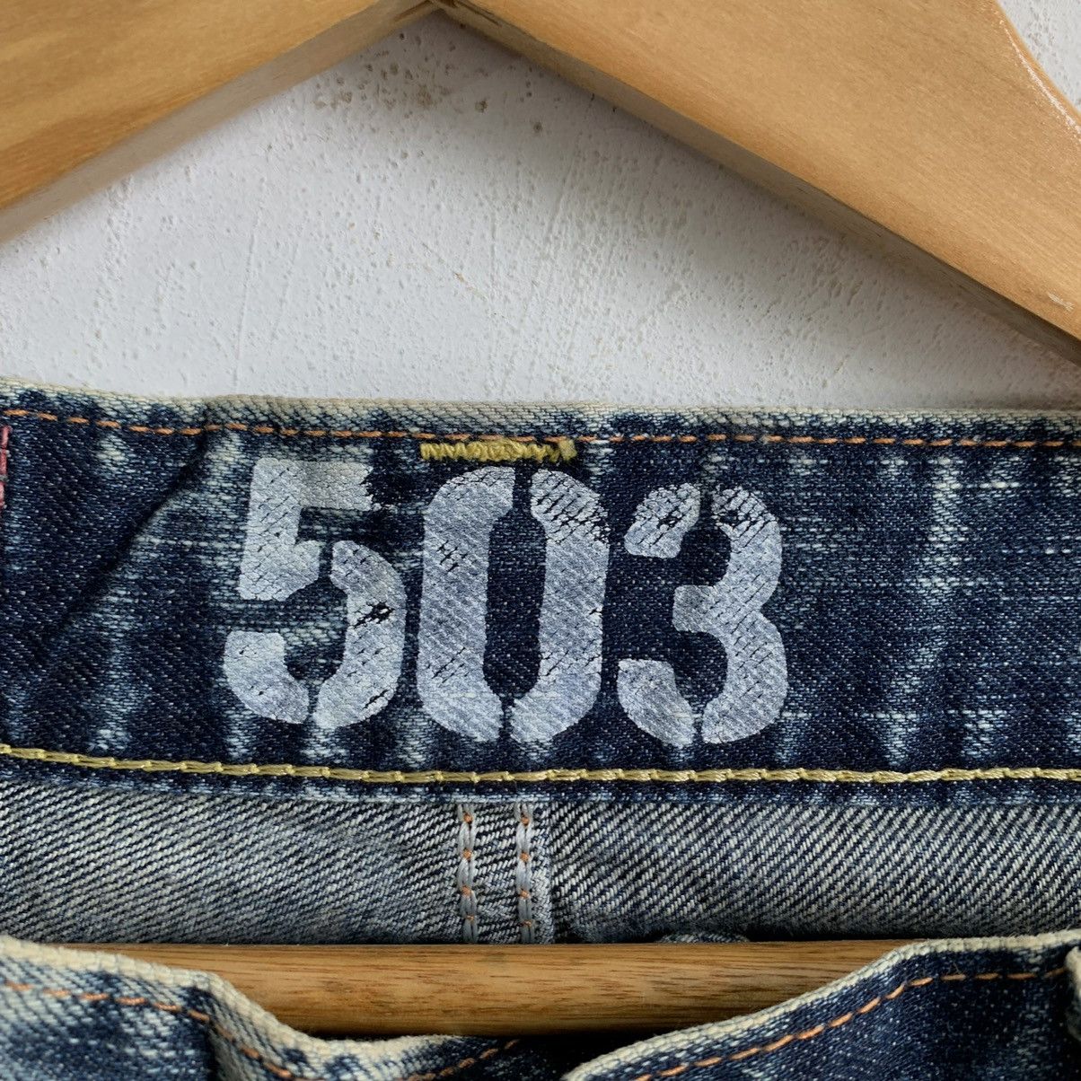 Edwin Edwin Blue Trip 503 TRASHED Denim Jeans Size US 31 - 6 Thumbnail