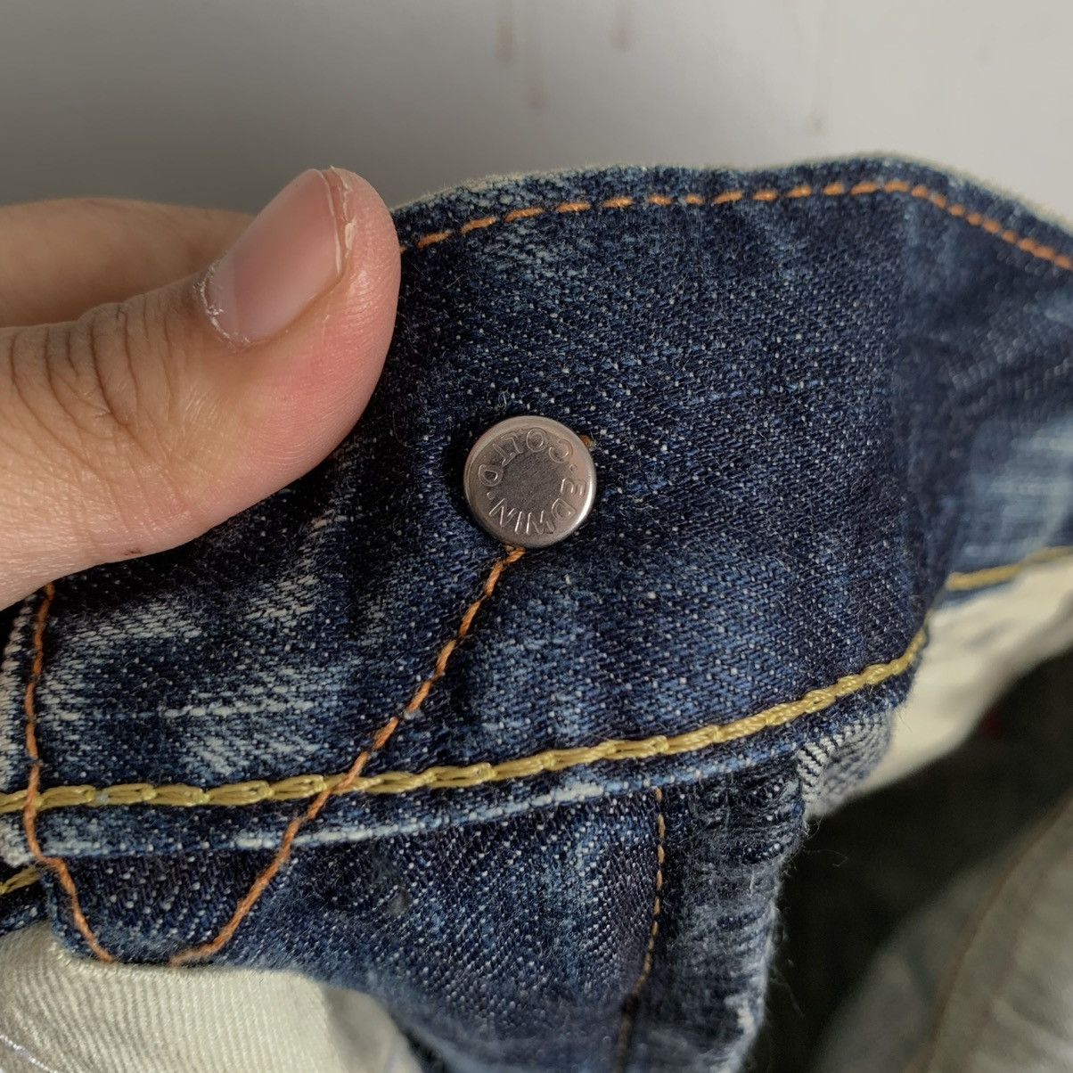 Edwin Edwin Blue Trip 503 TRASHED Denim Jeans Size US 31 - 11 Thumbnail