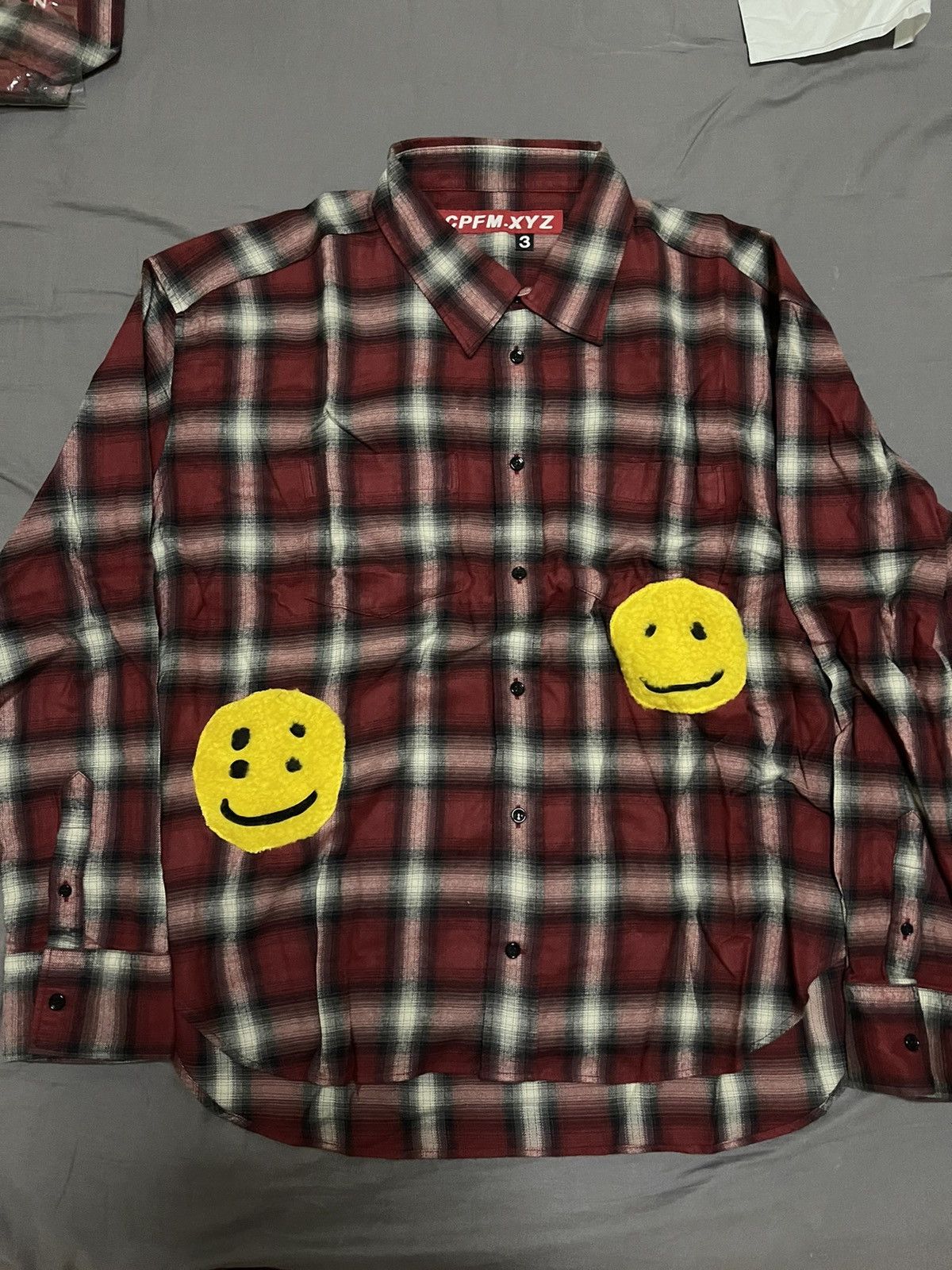 CP03SH001素材HUMAN MADE DOUBLE VISION CHECK SHIRT M - シャツ